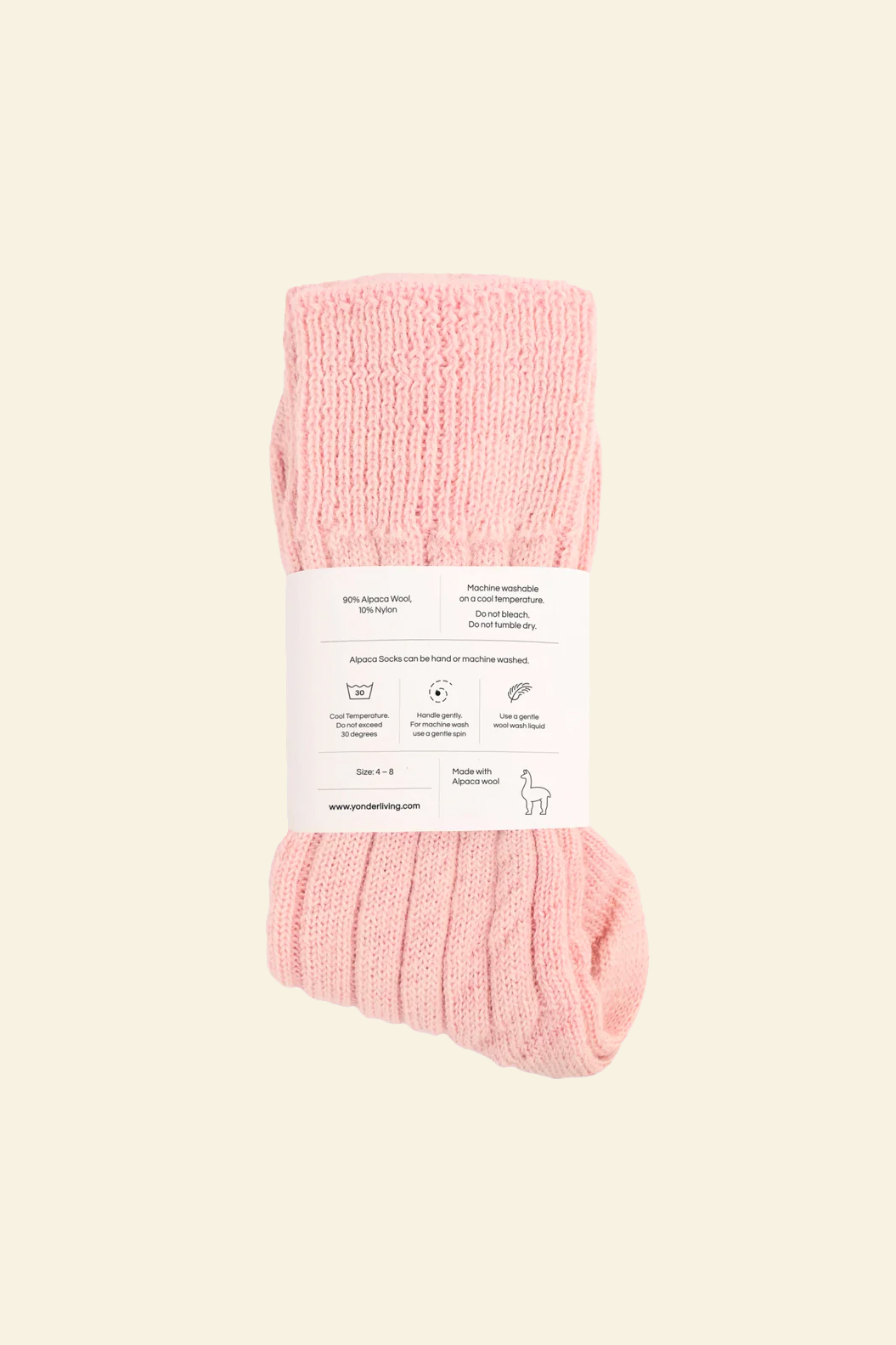 Alpaca Bed Socks | Blossom