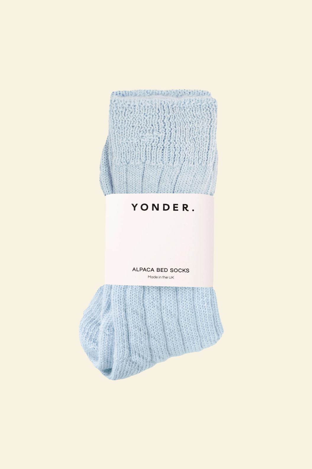 Alpaca Bed Socks | Ice
