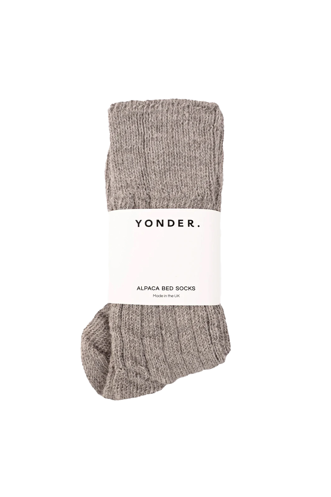 Alpaca Bed Socks | Smoke