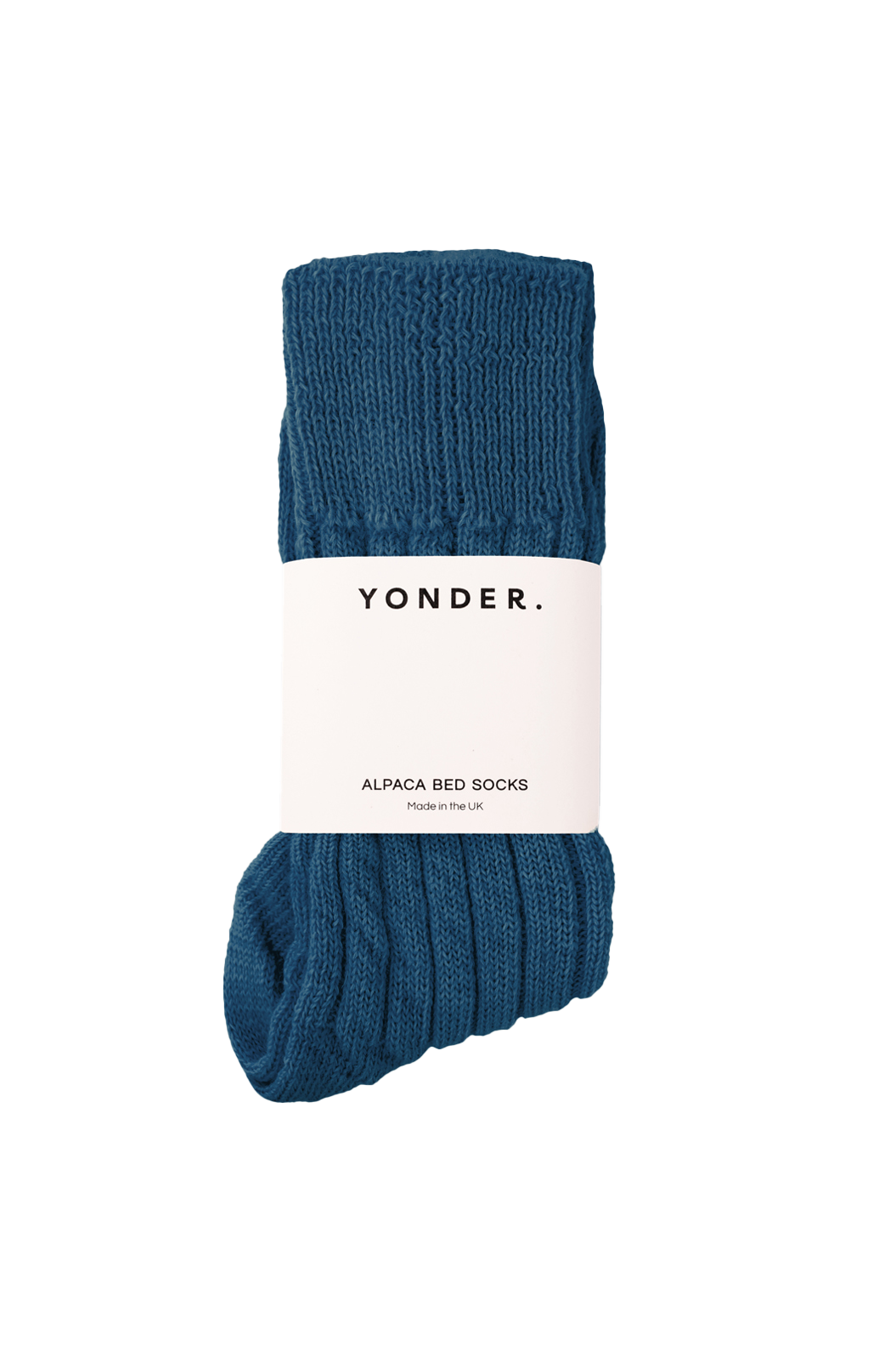 Alpaca Bed Socks | Marine