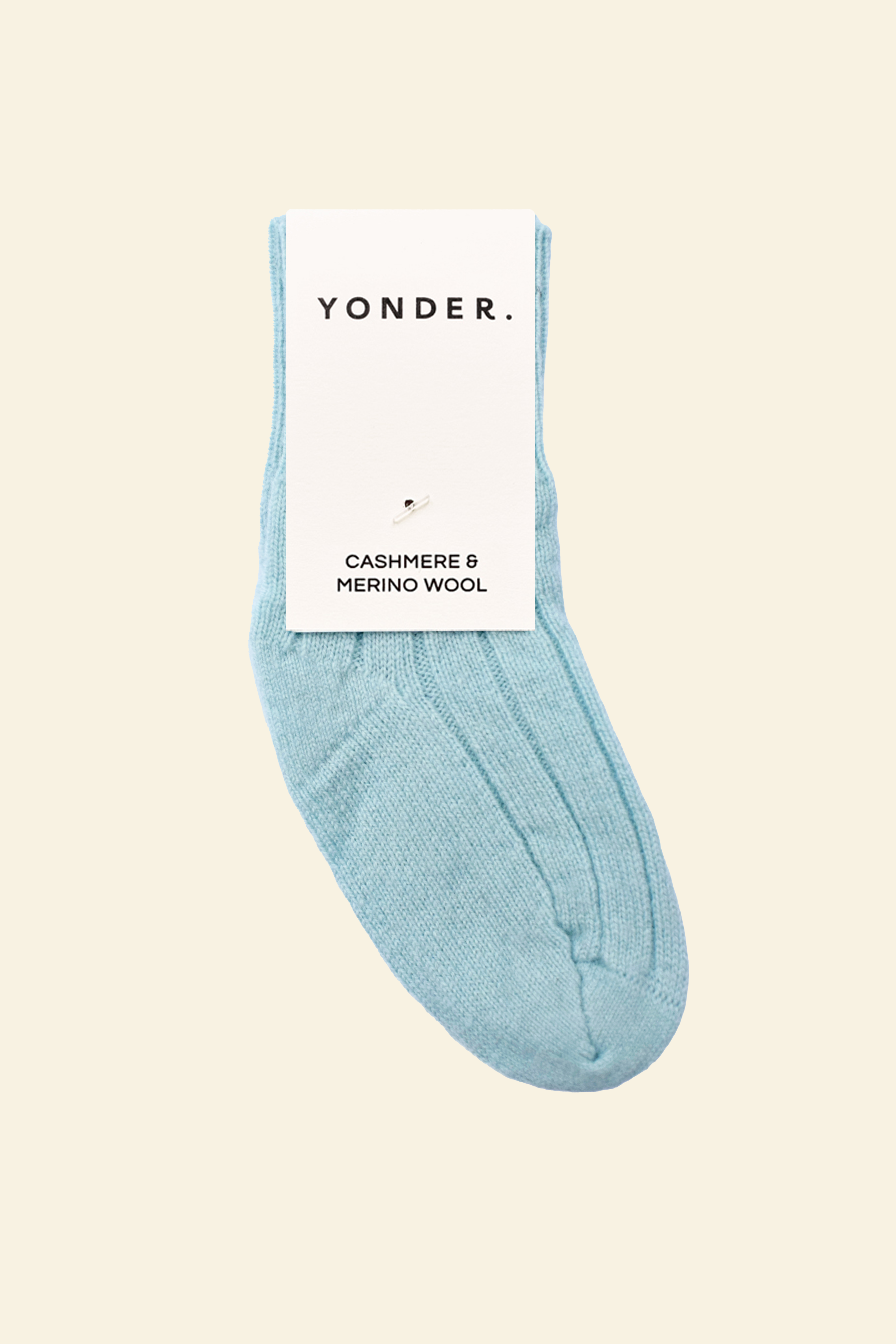 Baby Cashmere Blend Socks | Sky