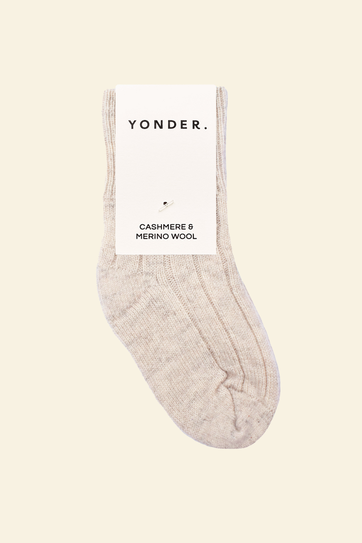 Baby Cashmere Blend Socks | Pebble