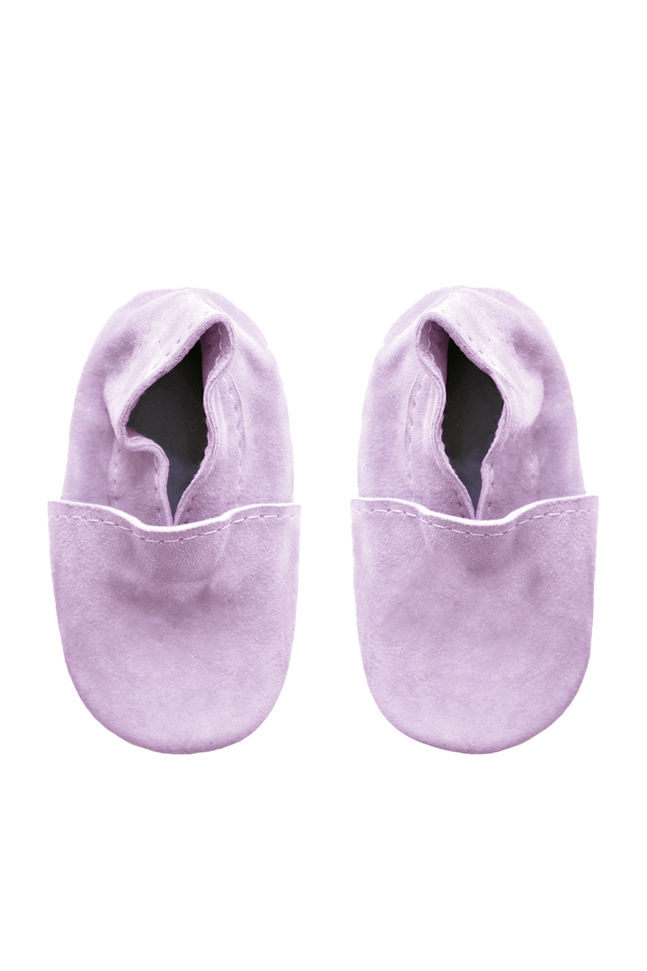 Baby Suede Slipper Shoes | Lilac