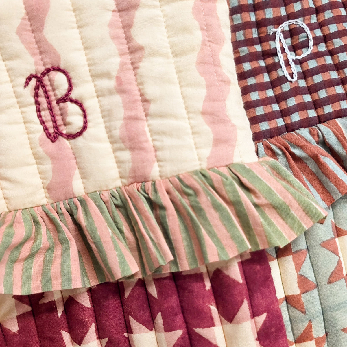 Quilted Christmas Stocking | Carousel | Jam