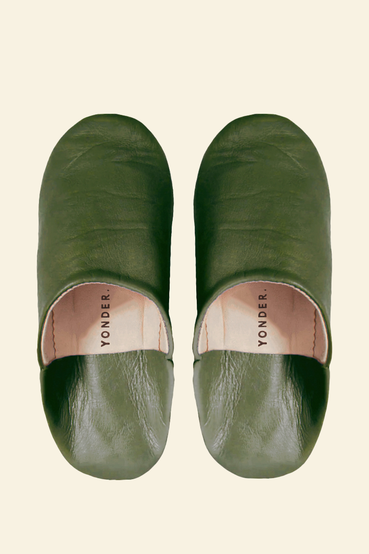 Moroccan slippers Organic leather Moroccan Leather Babouche Slippers, Womens Sheepskin  main image 4