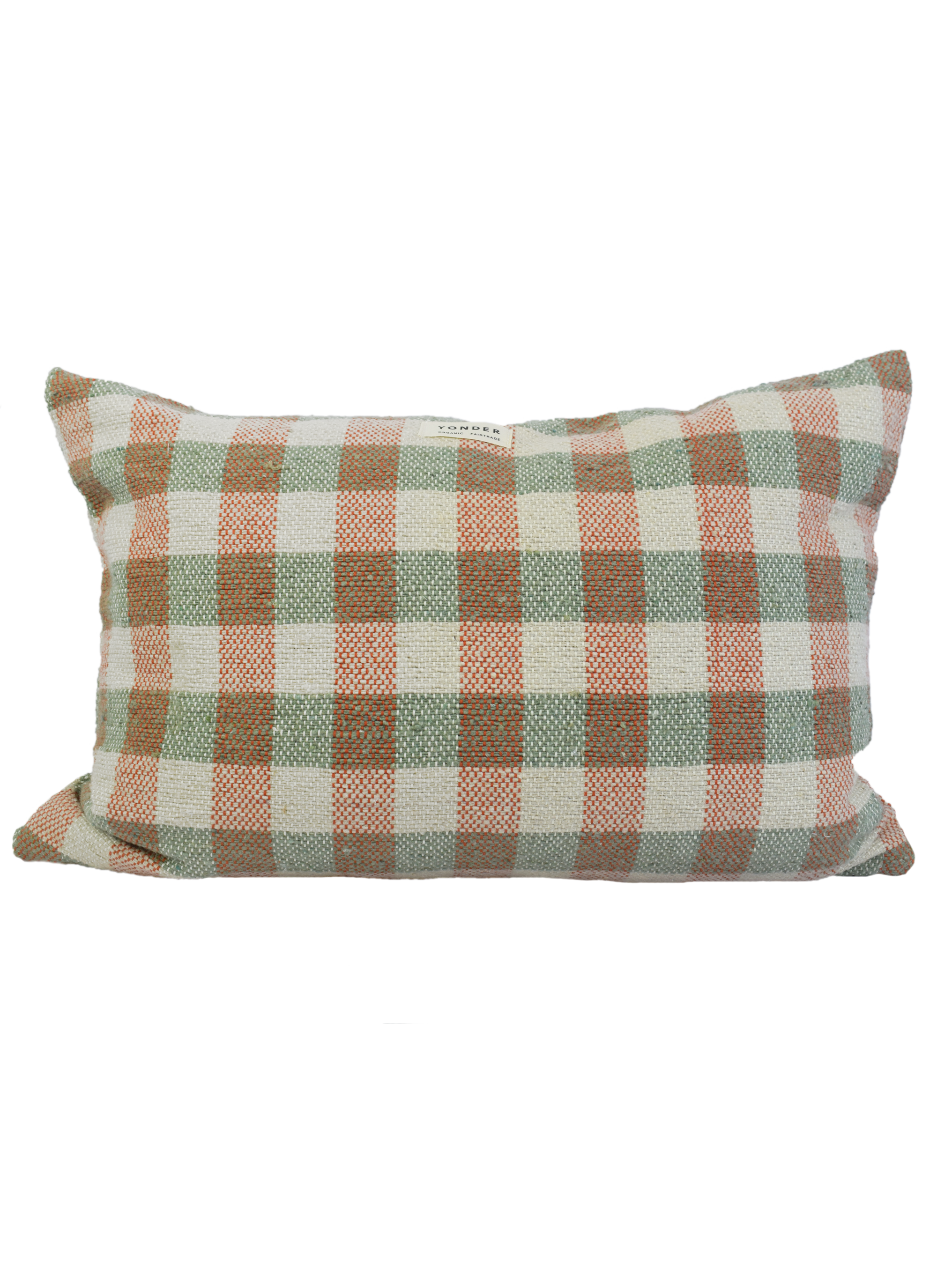 Hand Loomed Cushion | Sage & Cream