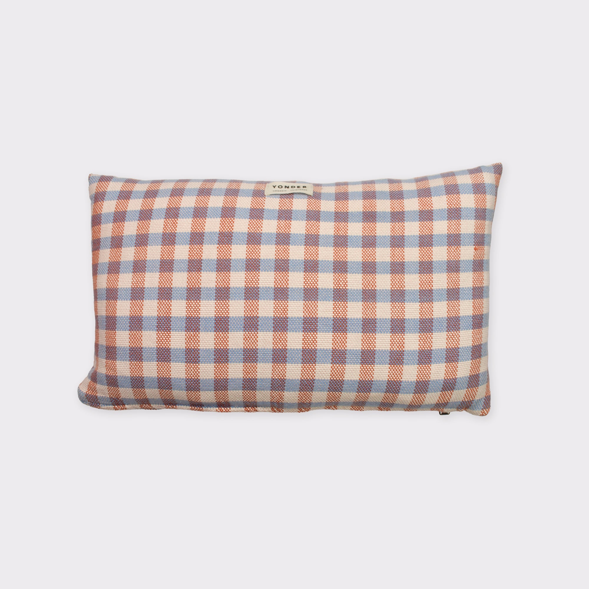 Organic Cotton Woven Cushion Cover | Medium | Cornflower