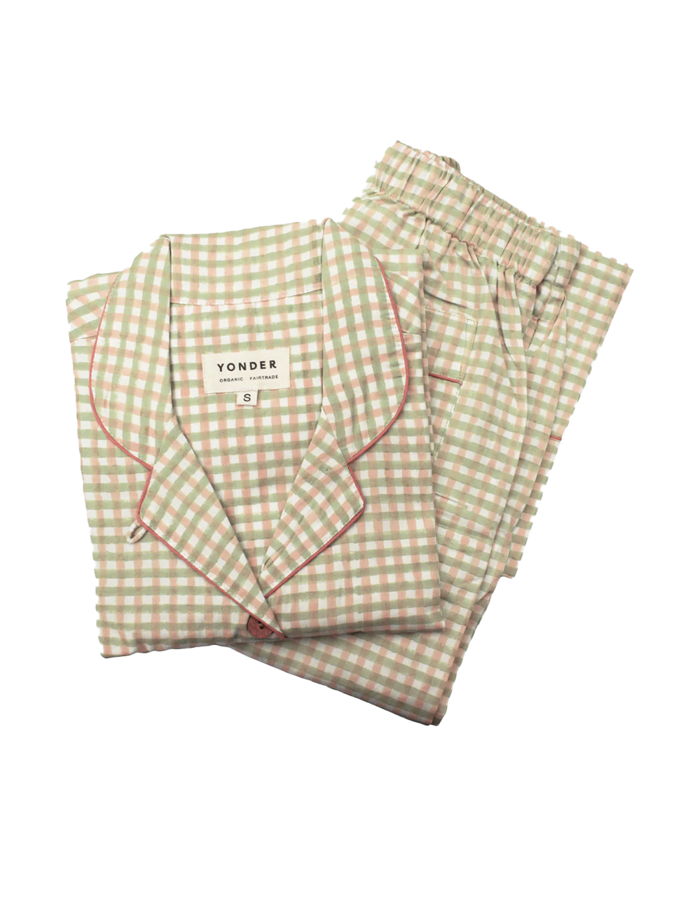 Women's Organic Cotton Pyjamas Pistachio