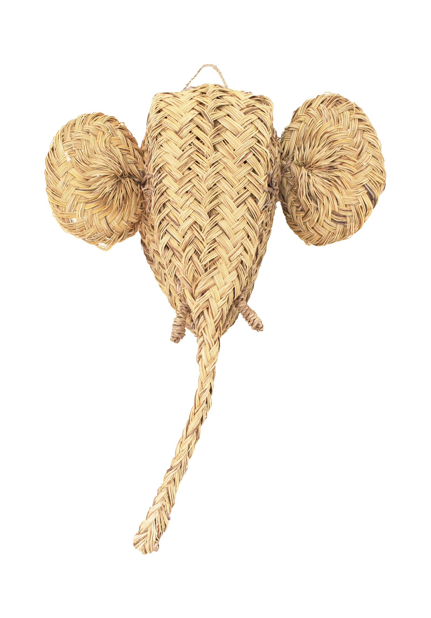 Woven Animal Head | Mama Elephant