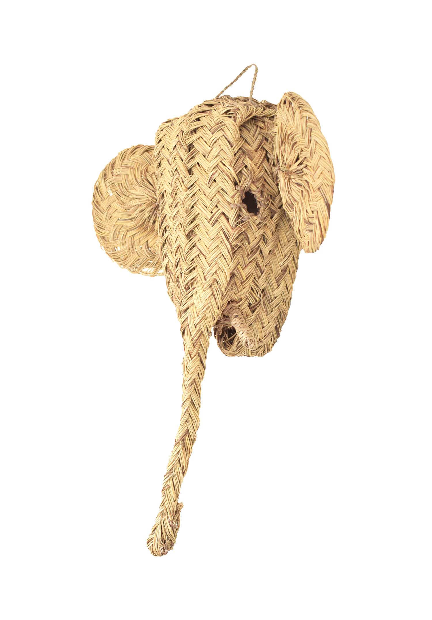 Woven Animal Head | Mama Elephant