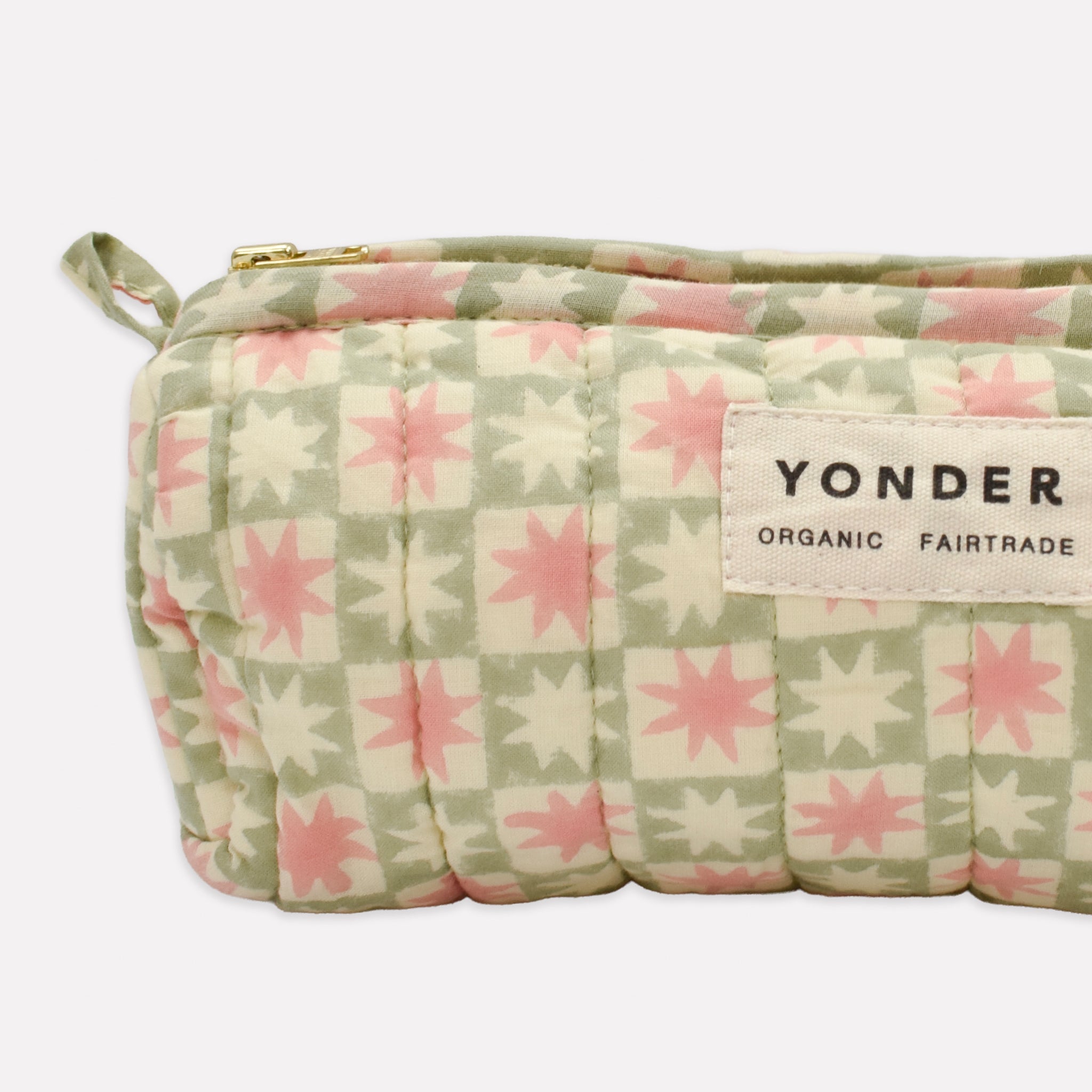 Quilted Barrel Case | Pinwheel | Peppermint