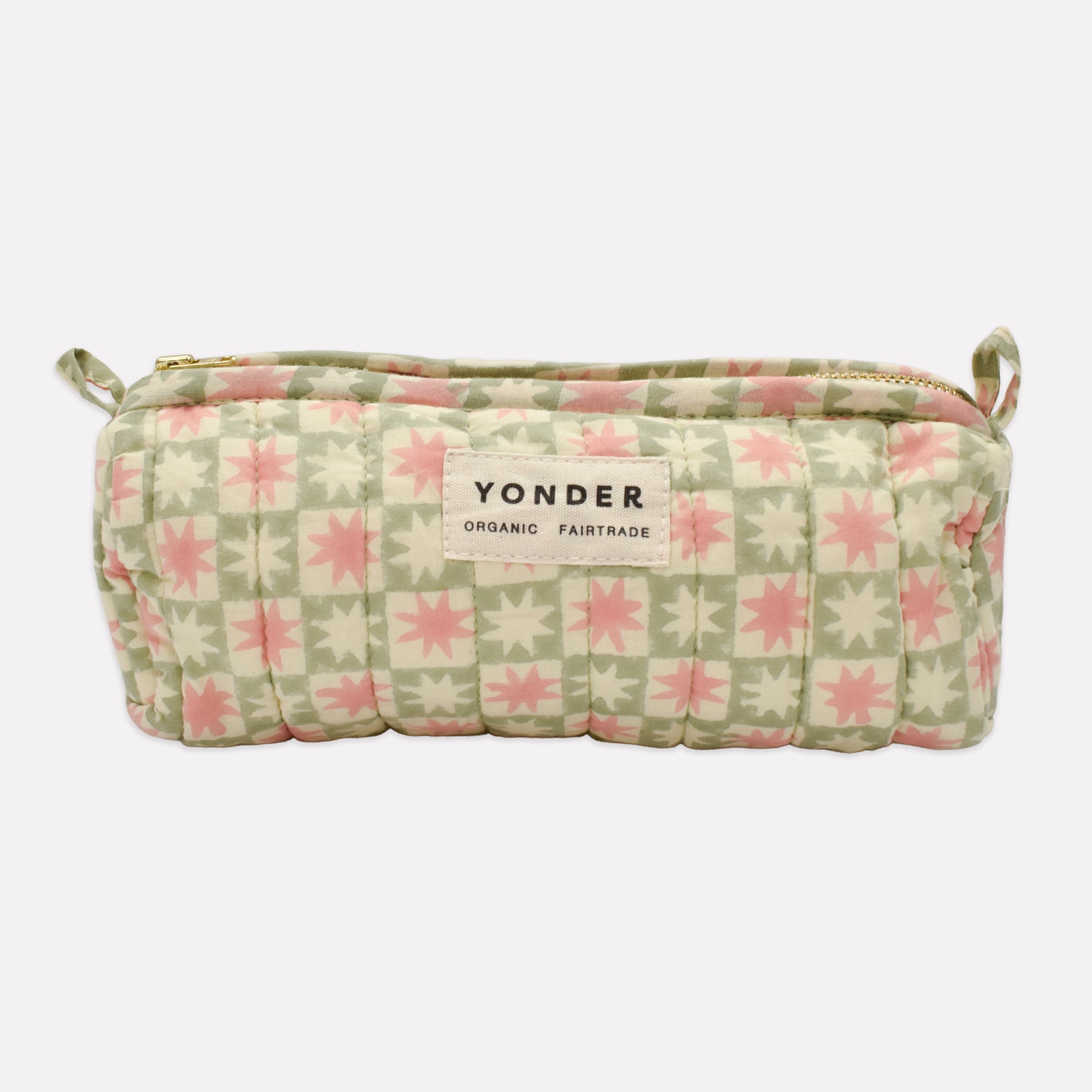 Quilted Barrel Case | Pinwheel | Peppermint