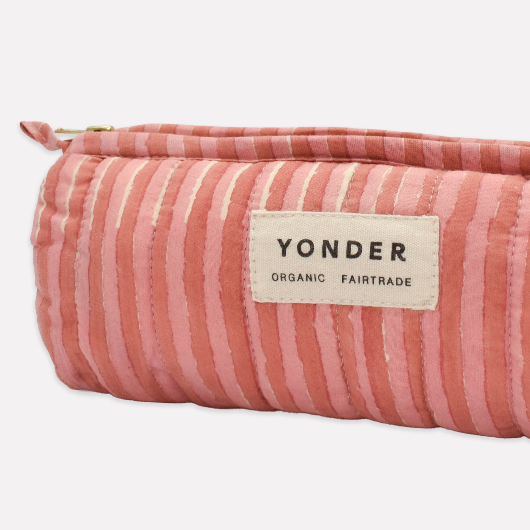 Quilted Barrel Case | Candy | Rhubarb