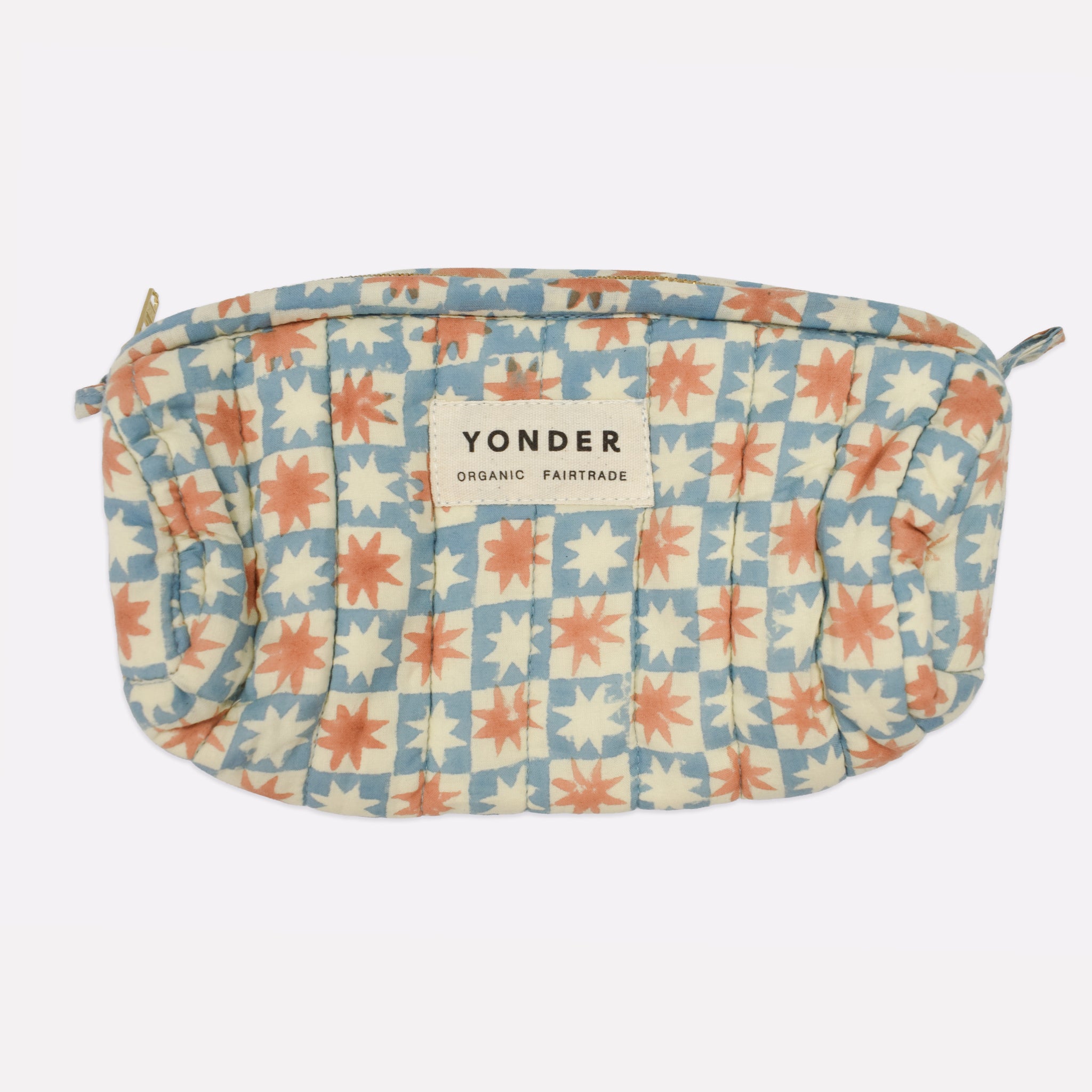 Quilted Barrel Case | Pinwheel | Sky