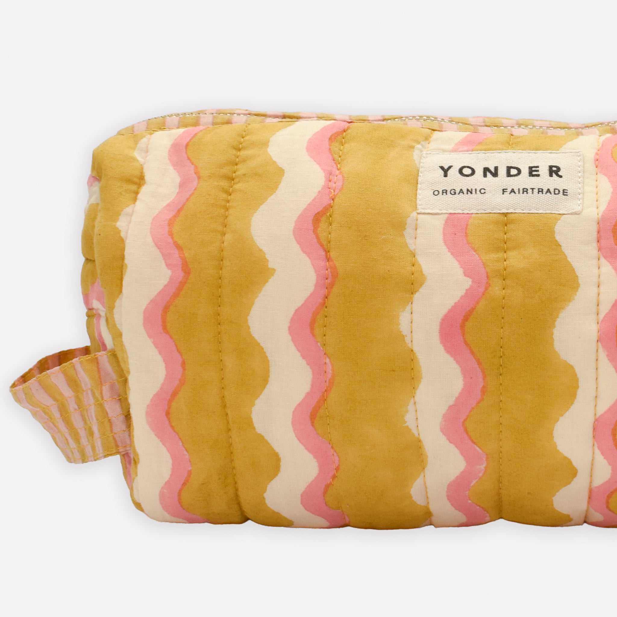 Quilted Wash Bag | Wiggle | Honey