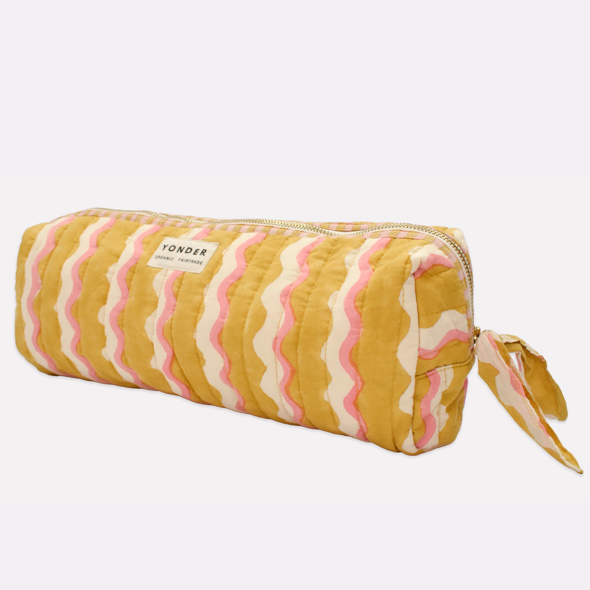 Quilted Baguette Wash Bag | Wiggle | Honey