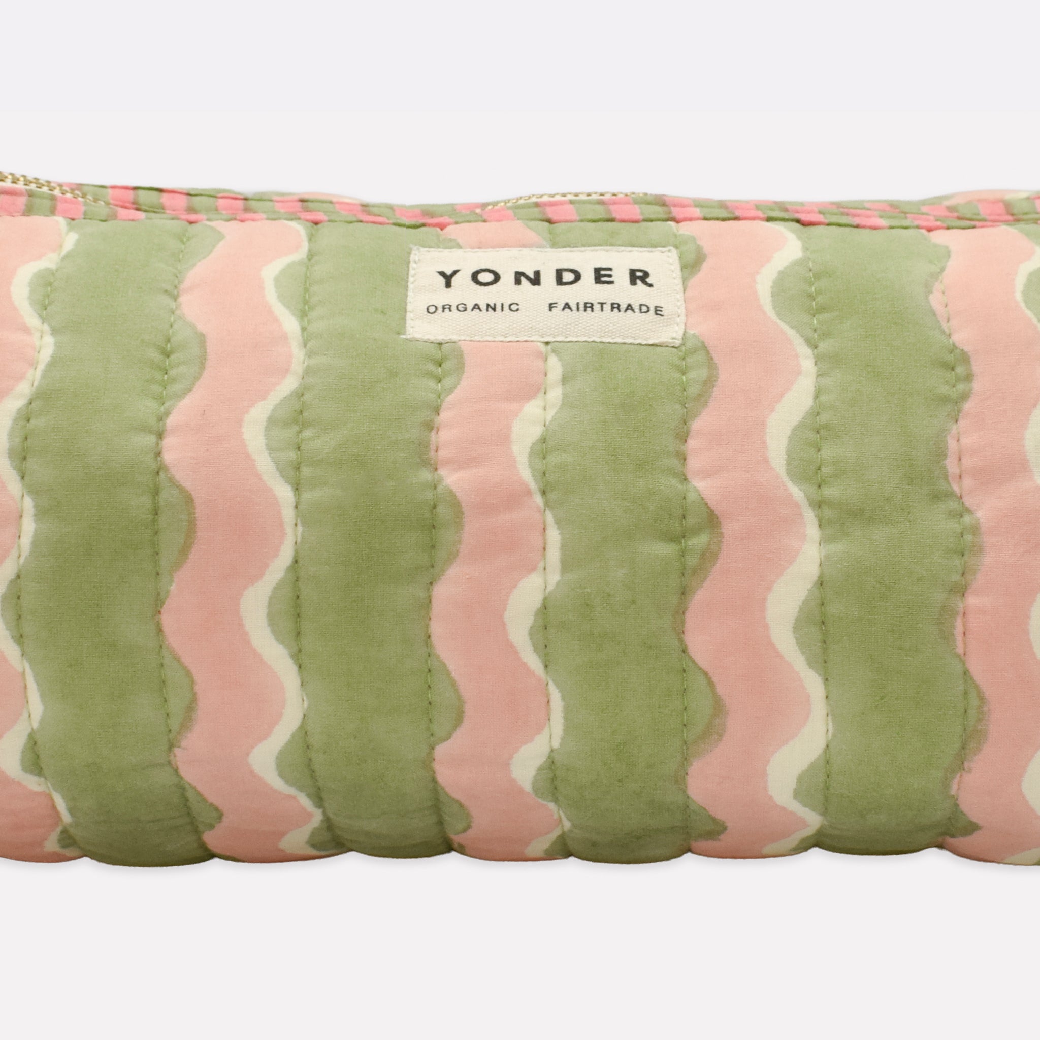 Quilted Baguette Wash Bag | Whirly | Mint