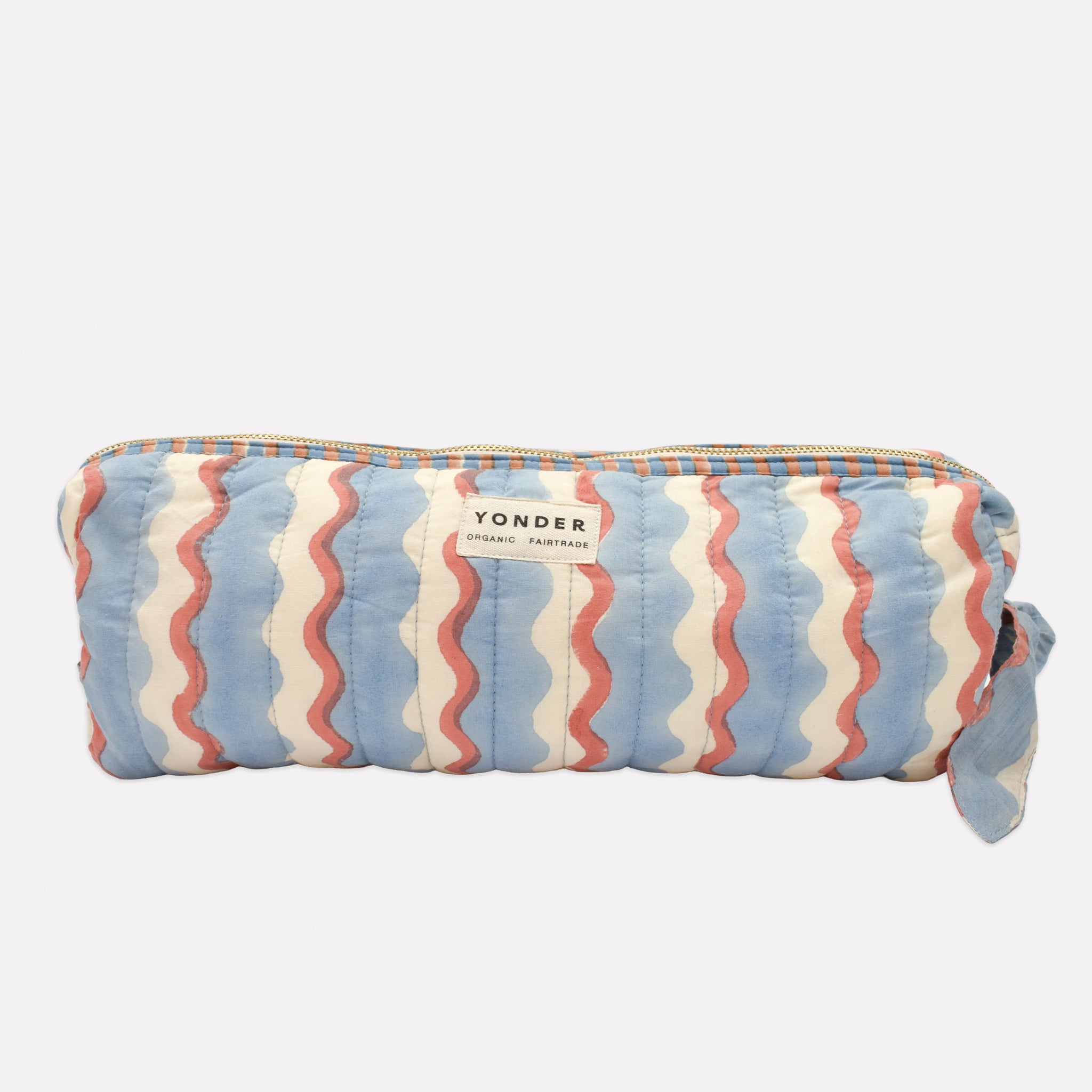 Quilted Baguette Wash Bag | Wiggle | Sky