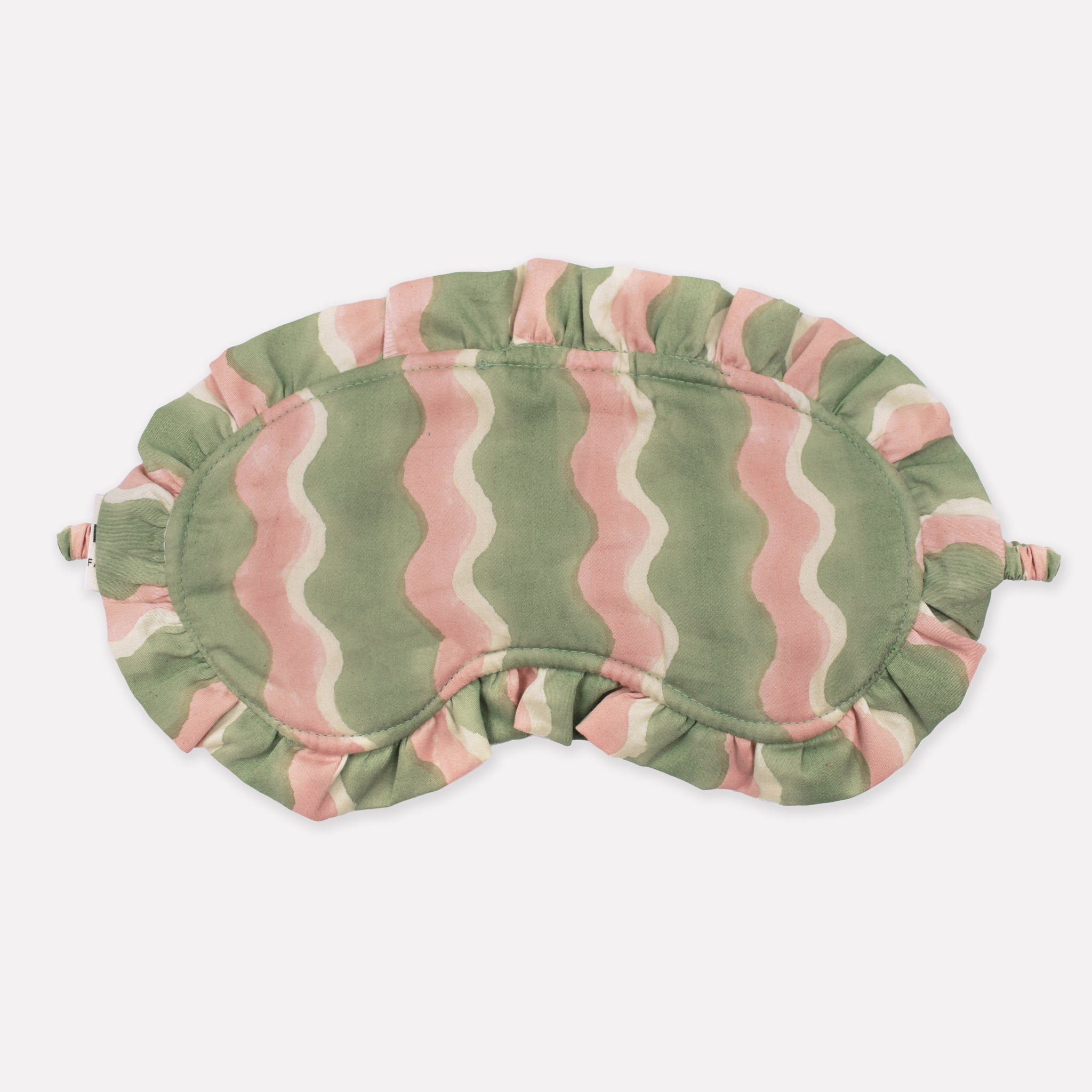 Organic Cotton Frill Eye Maks | Whirly | Mint