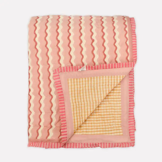 Organic Cotton Quilt | Wiggle | Floss