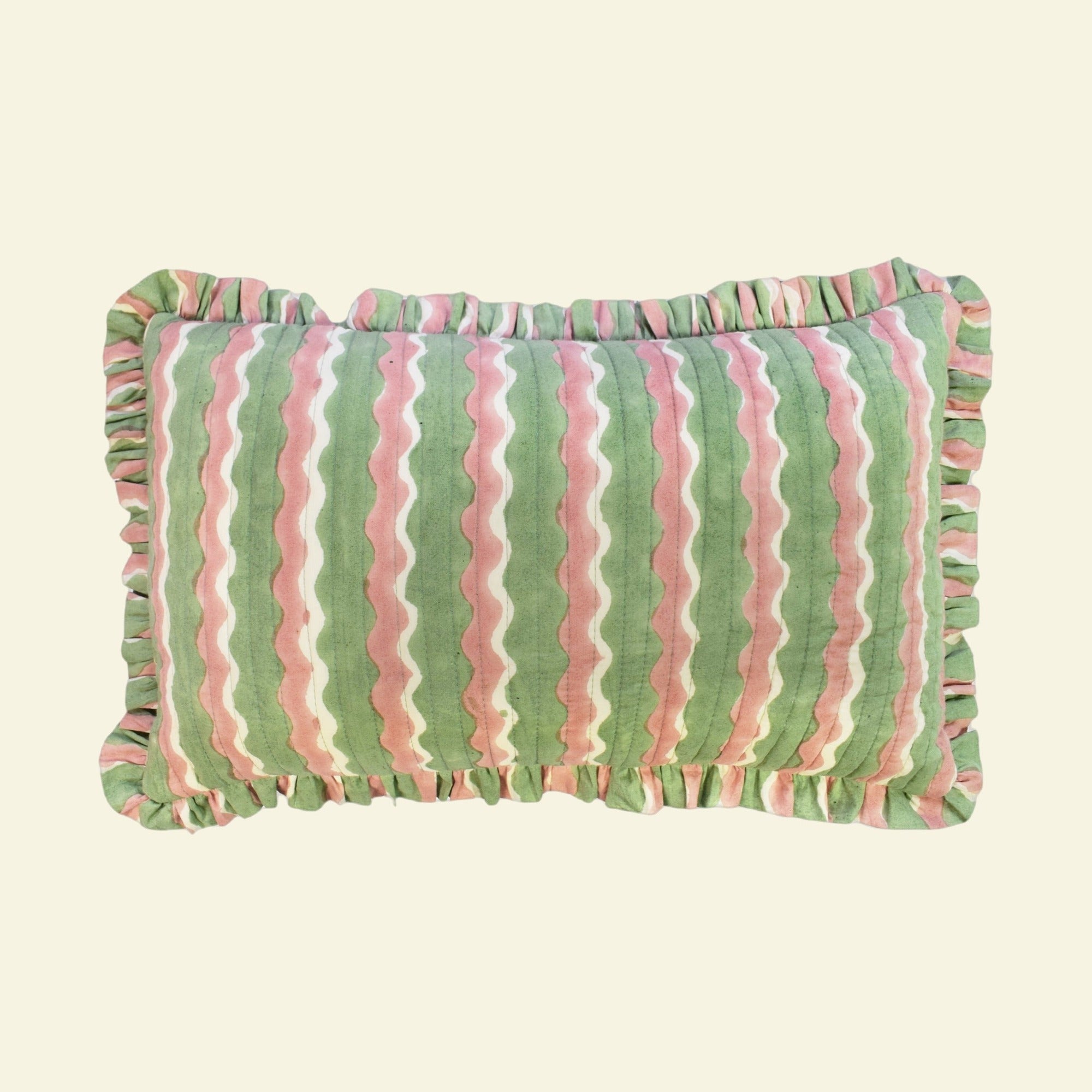 Yonder cushion on a cream background