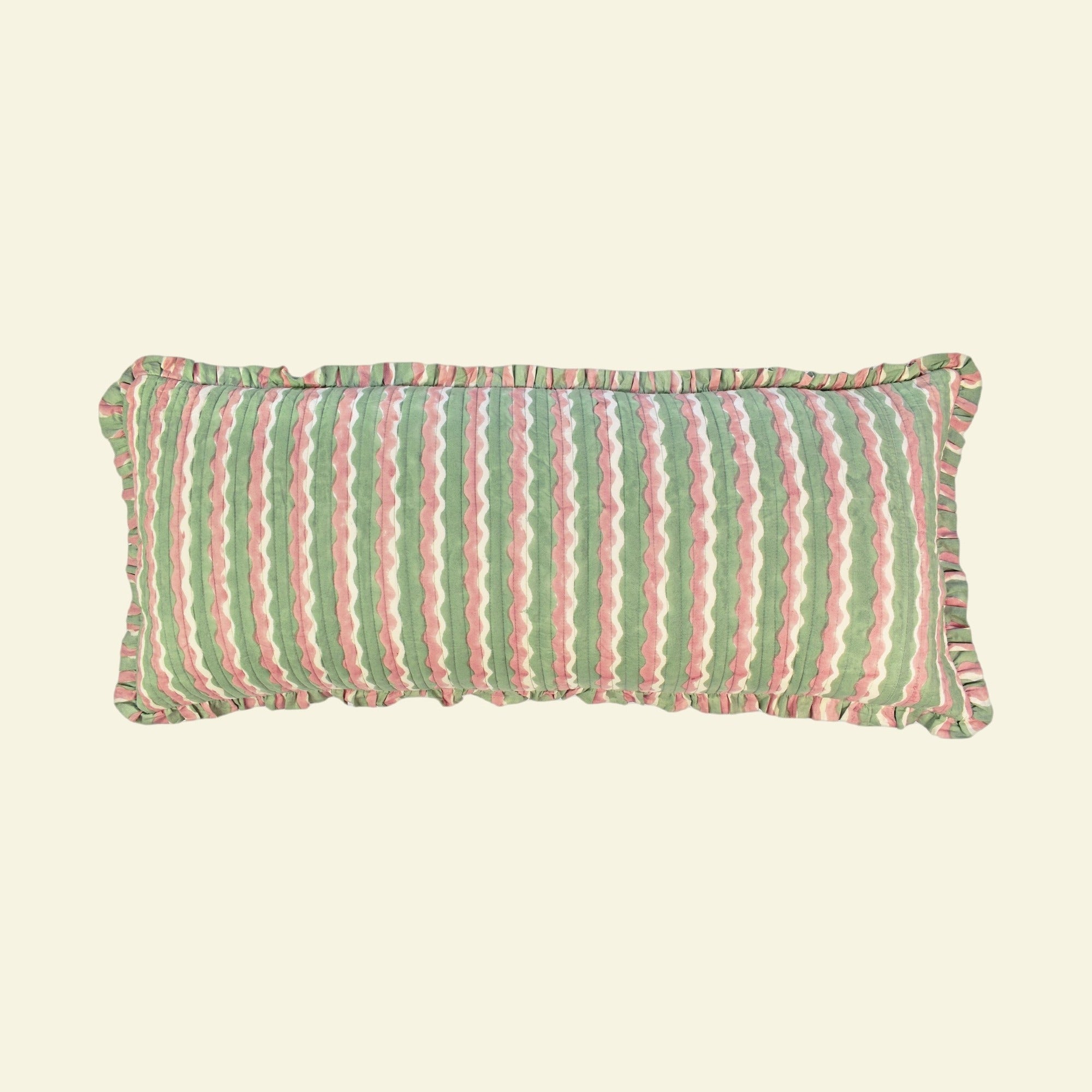 Yonder cushion on a cream background