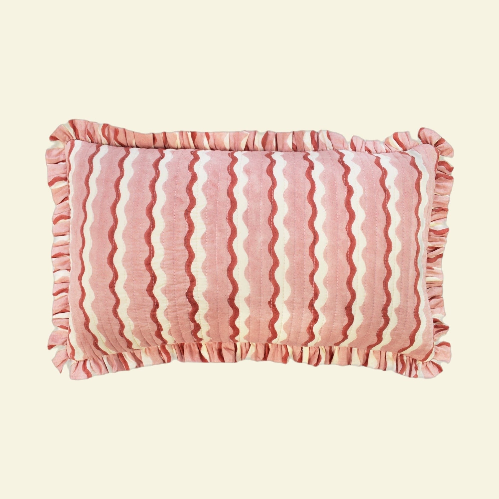 Yonder cushion on a cream background