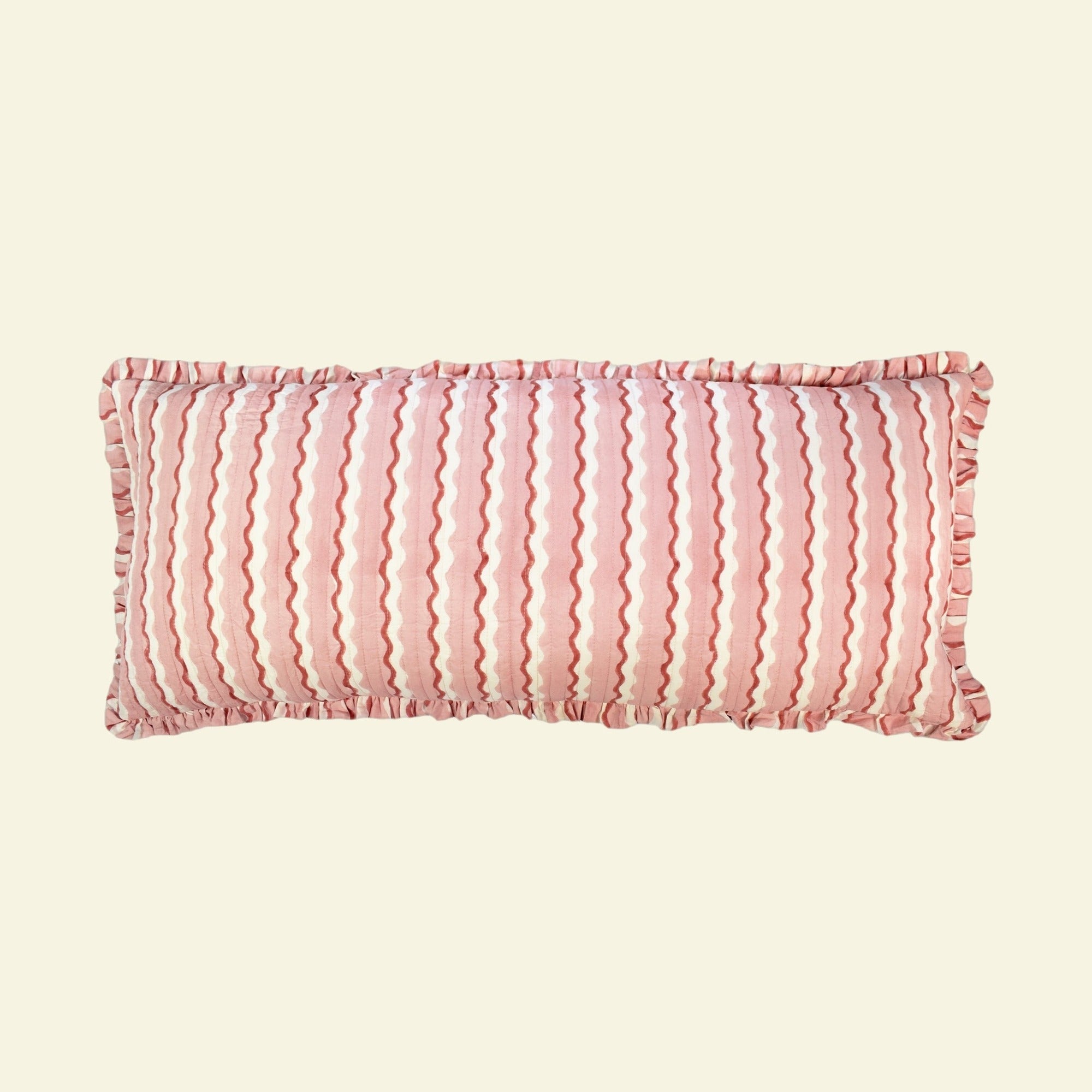 Yonder cushion on a cream background