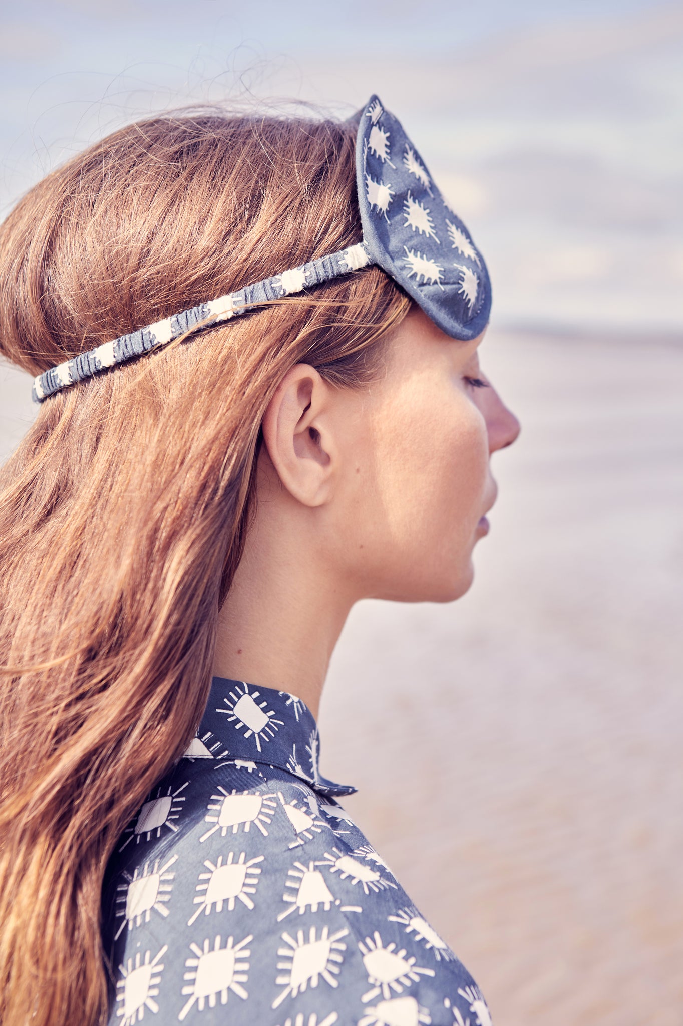 Organic Cotton Eye Mask | Indigo