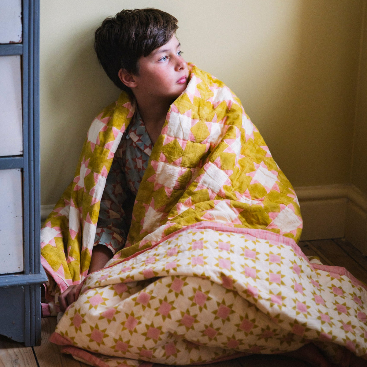Cotton Quilt | Clover | Honey
