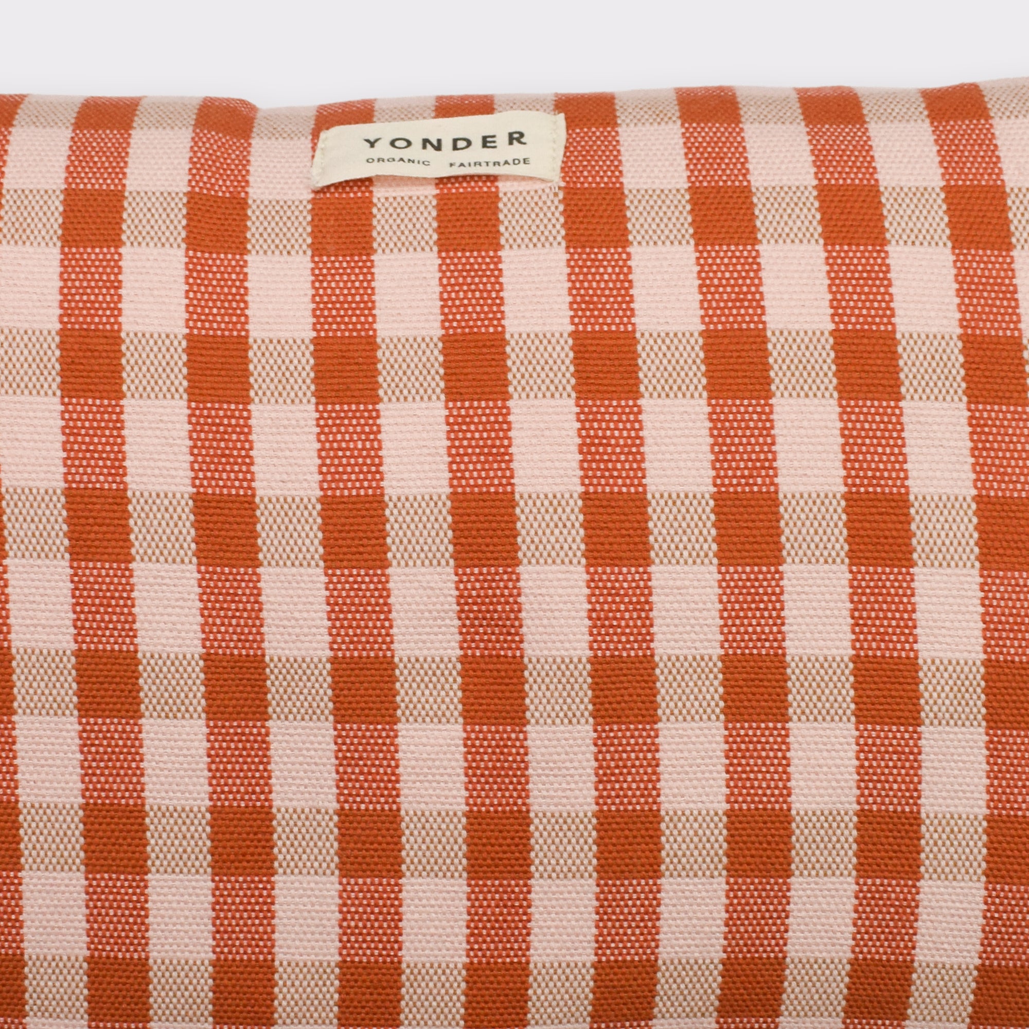 Organic Cotton Woven Cushion Cover | Medium | Ginger