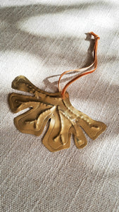 Handcut Brass Decoration | Leaf