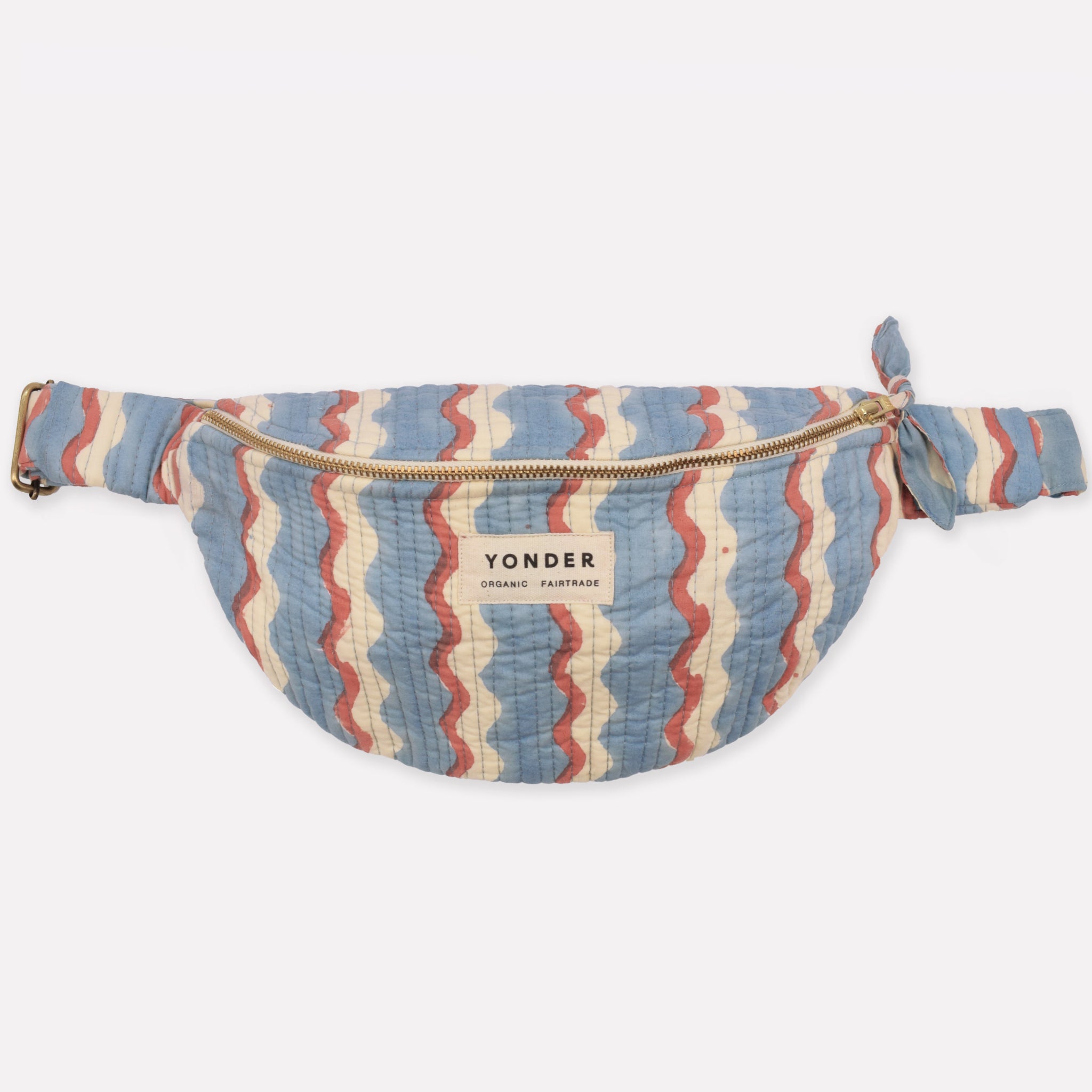 Cotton Quilted Bumbag | Wiggle | Sky