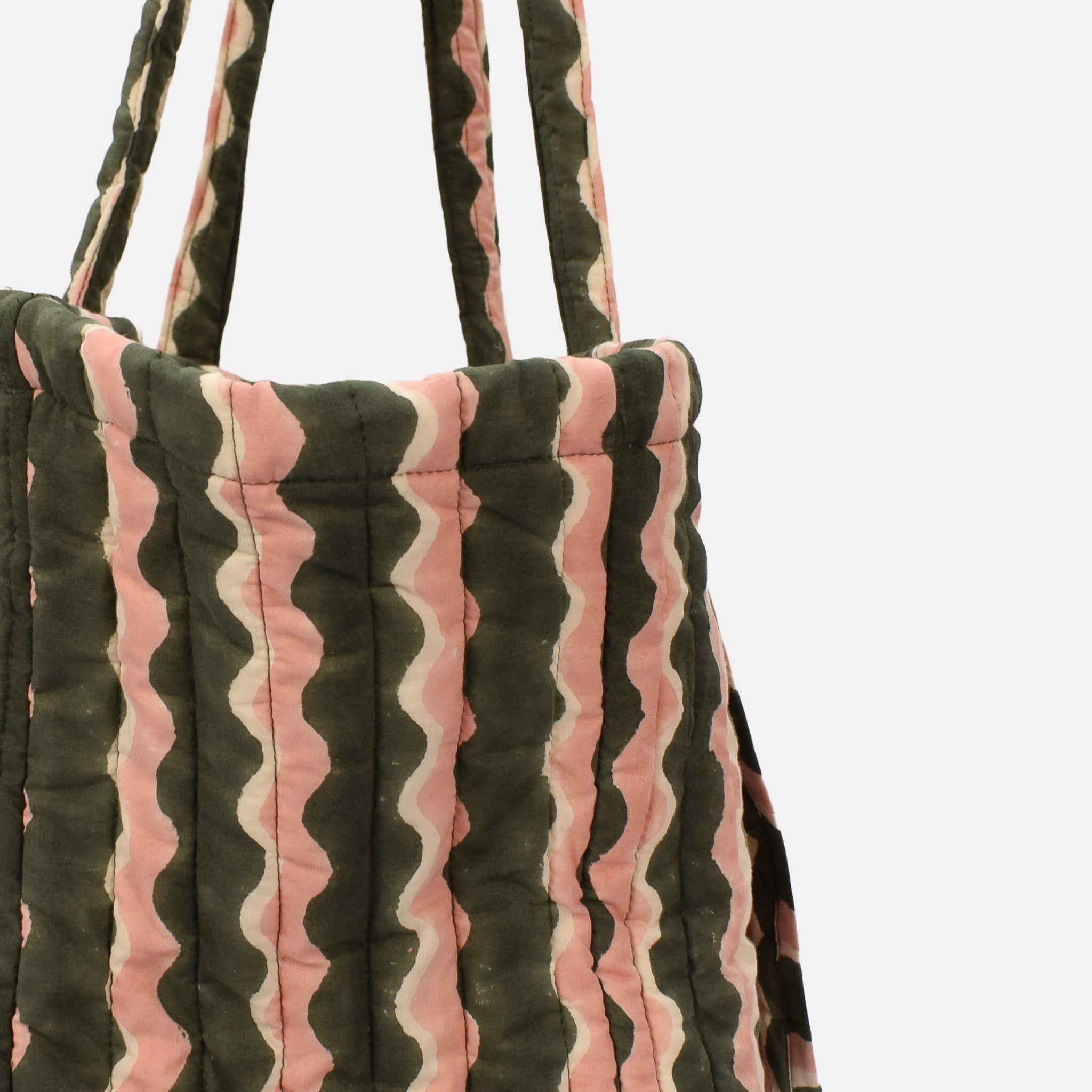 Quilted Carry All | Whirly | Fern