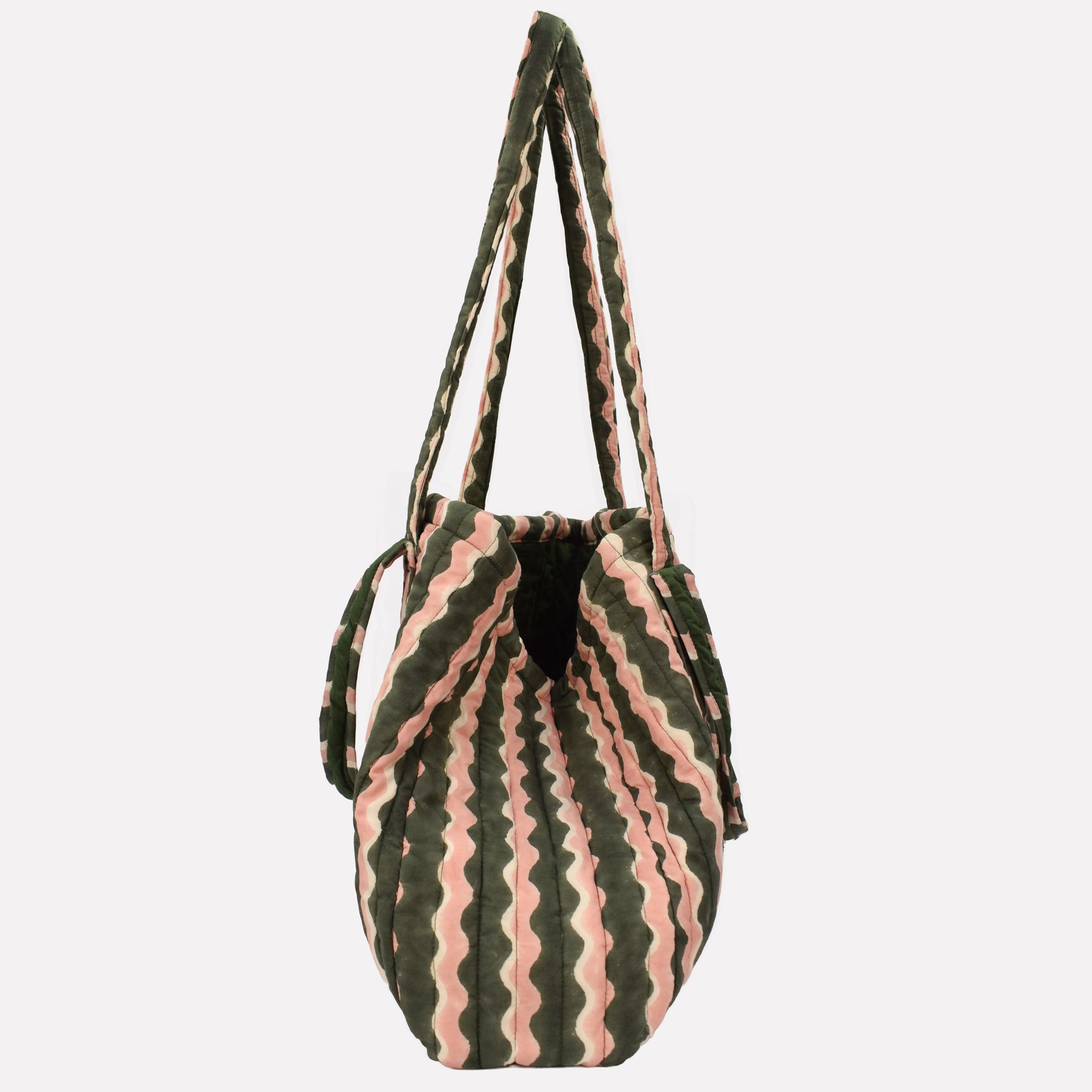 Quilted Carry All | Whirly | Fern