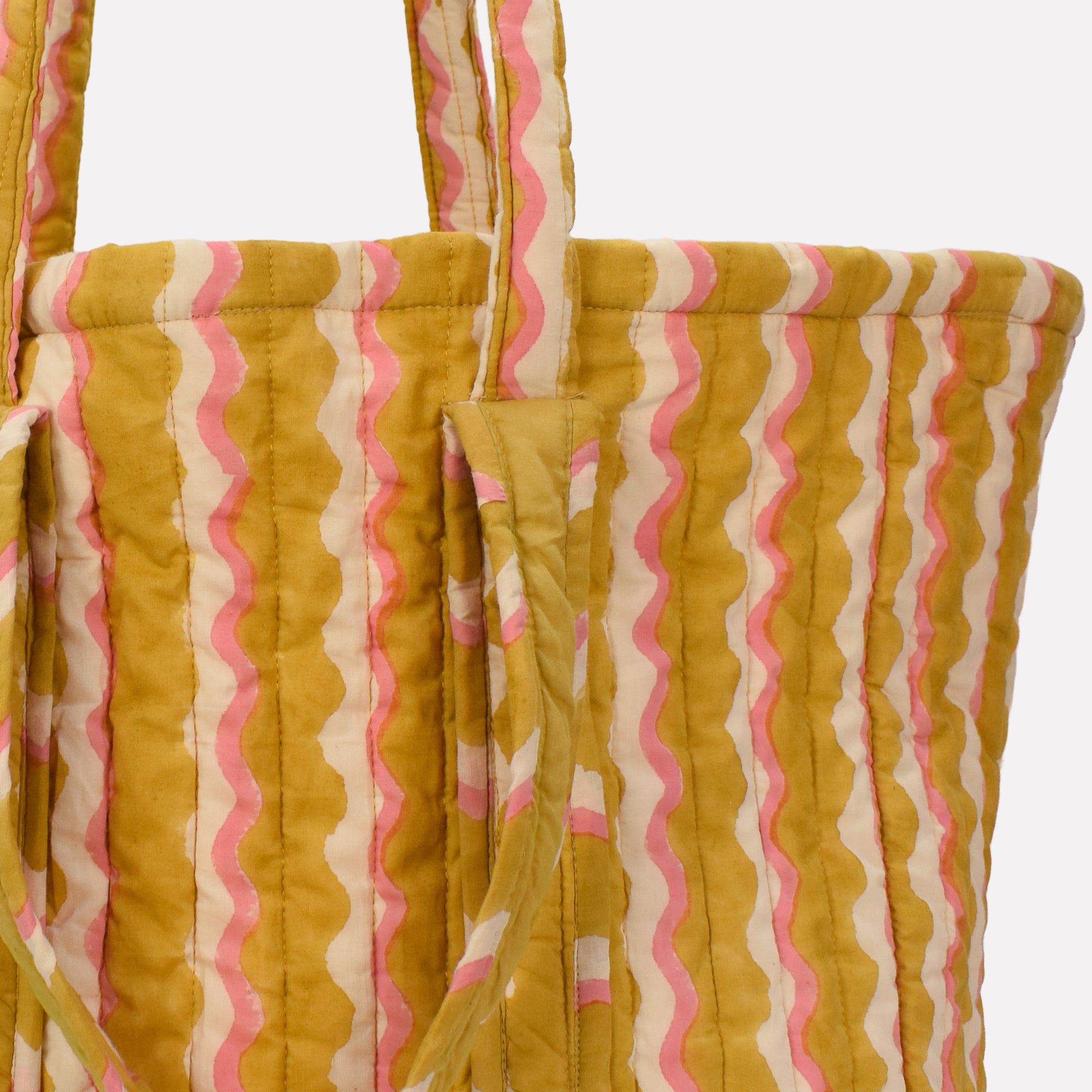 Quilted Carry All | Wiggle | Honey