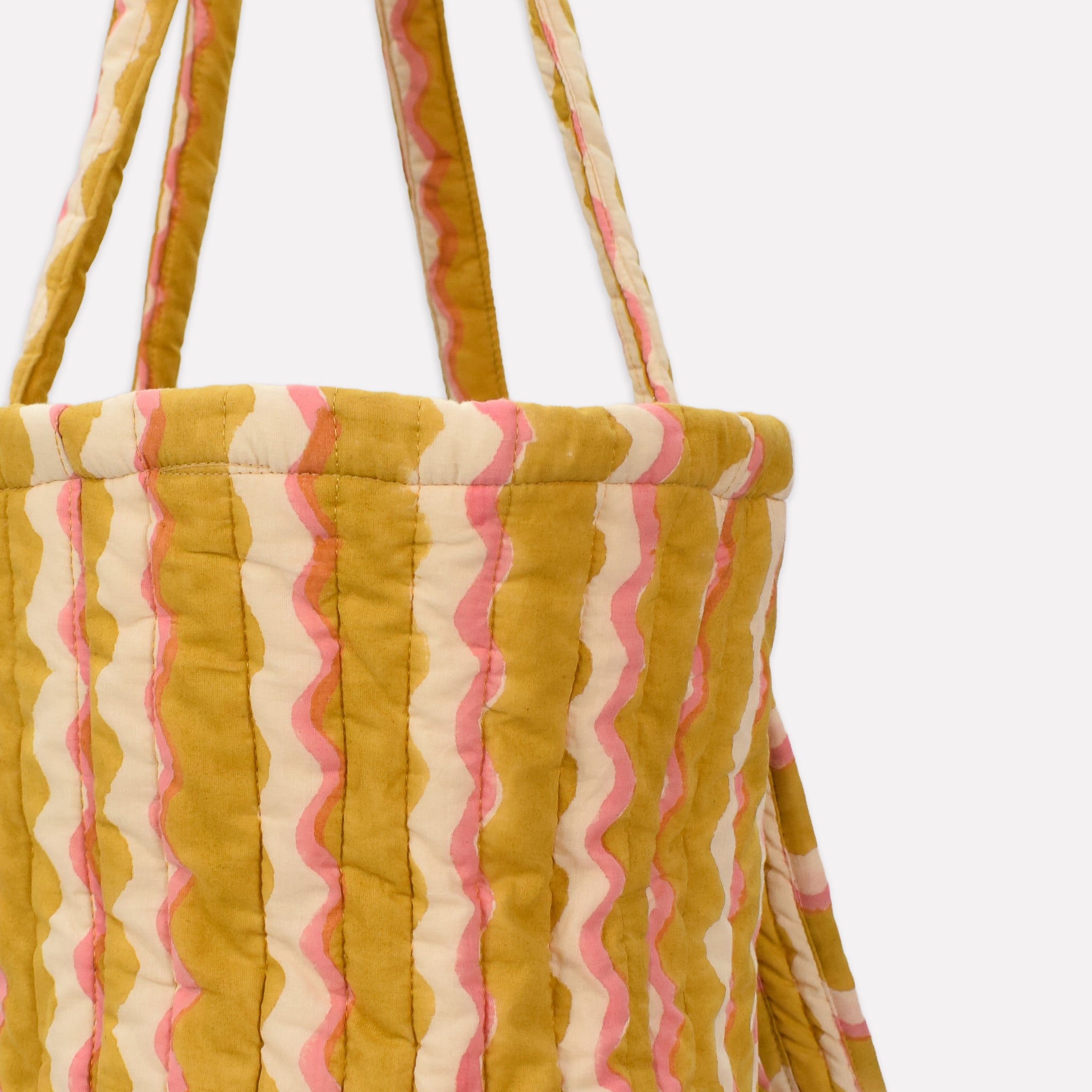 Quilted Carry All | Wiggle | Honey