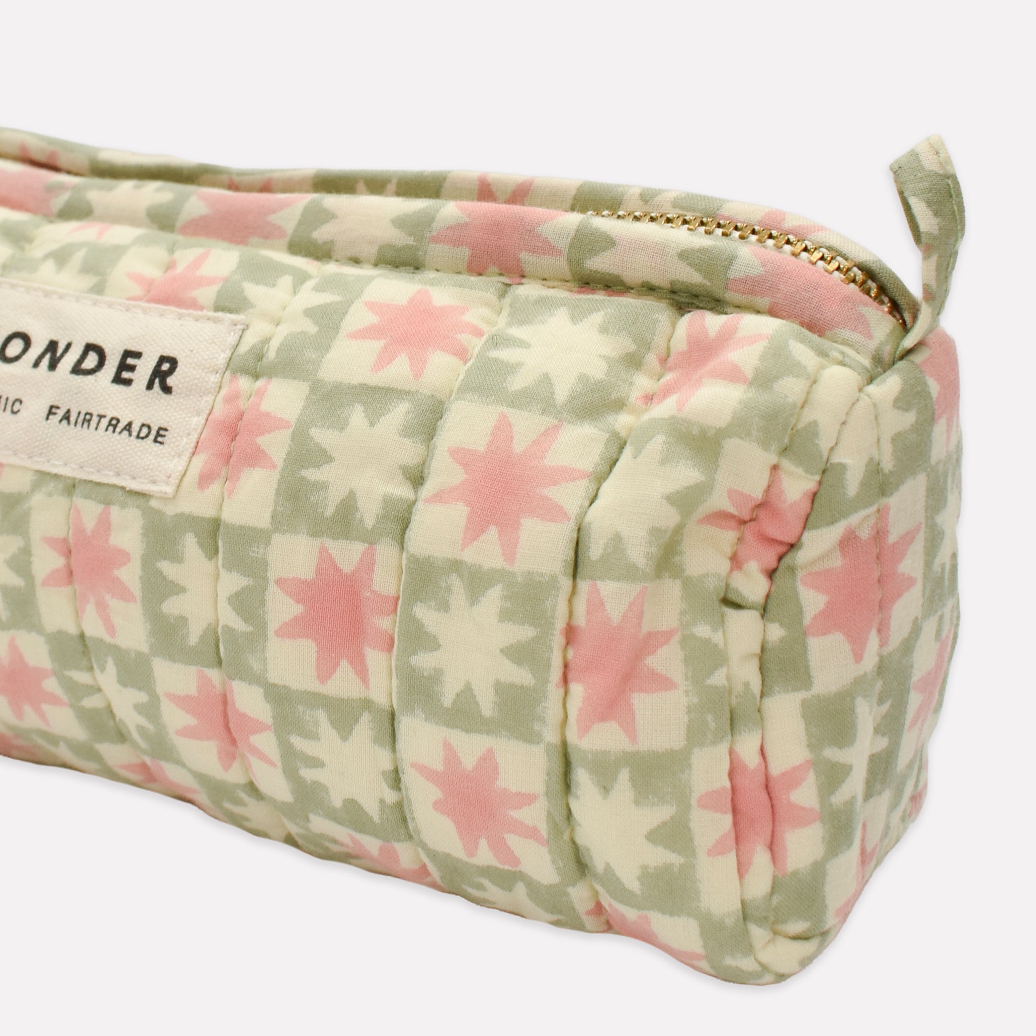 Quilted Barrel Case | Pinwheel | Peppermint