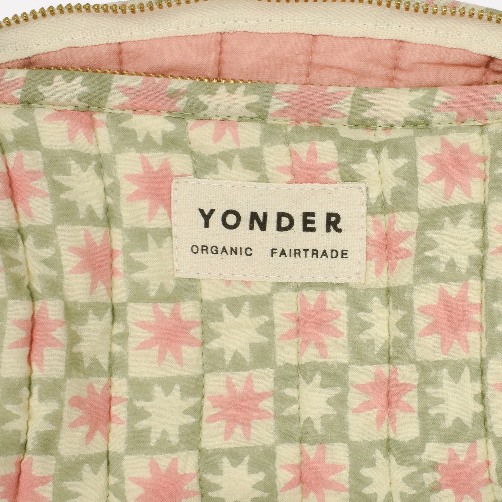 Quilted Barrel Case | Pinwheel | Peppermint