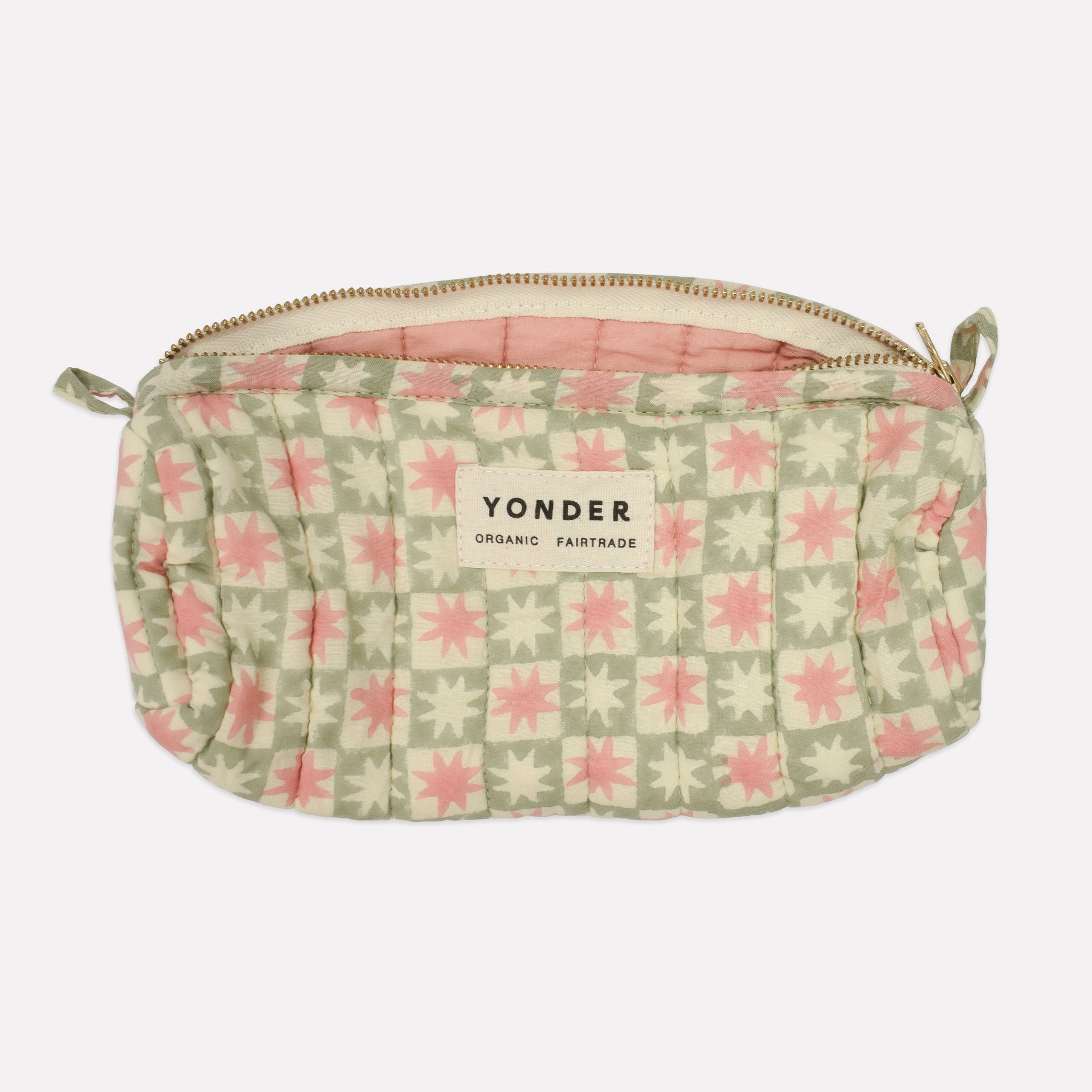 Quilted Barrel Case | Pinwheel | Peppermint