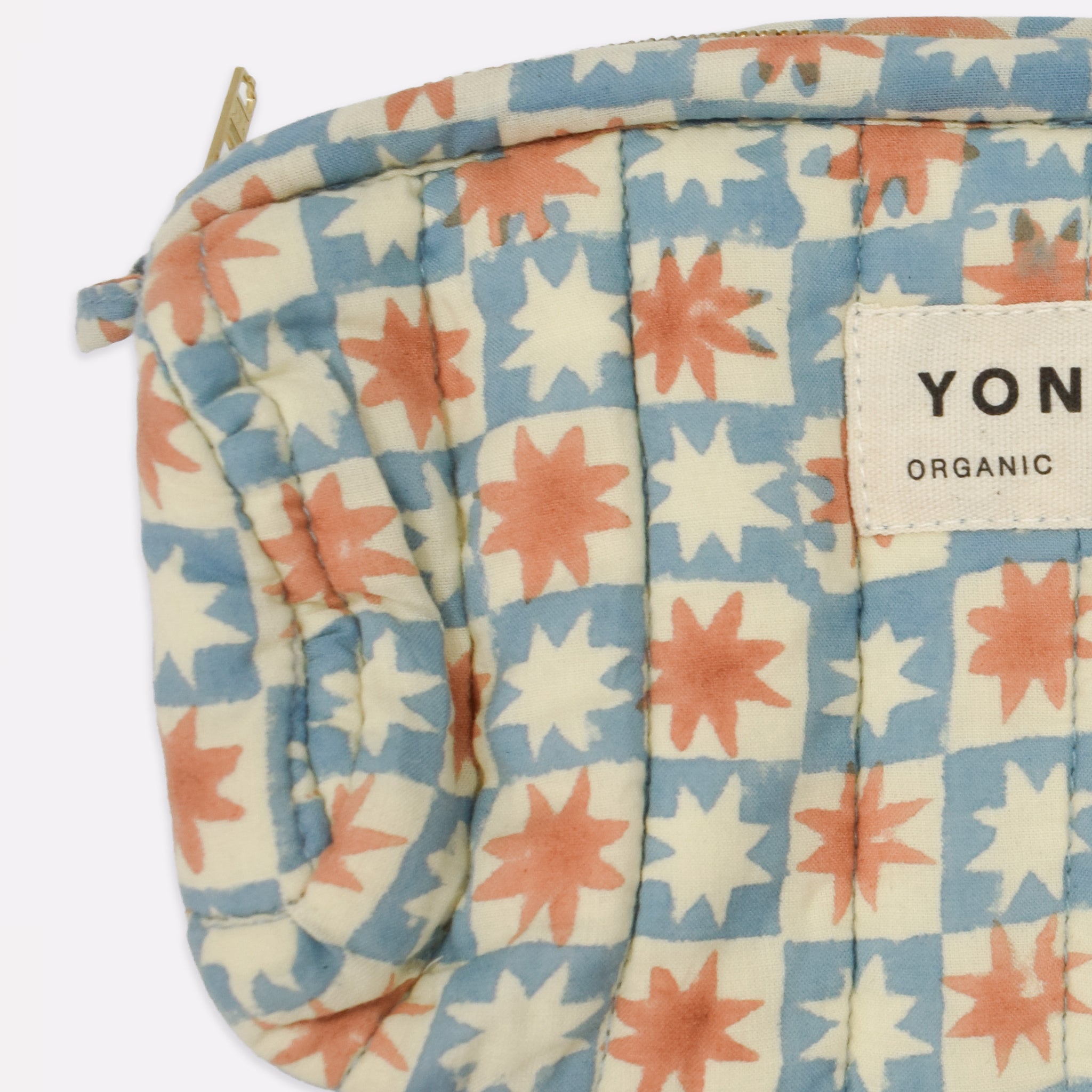 Quilted Barrel Case | Pinwheel | Sky