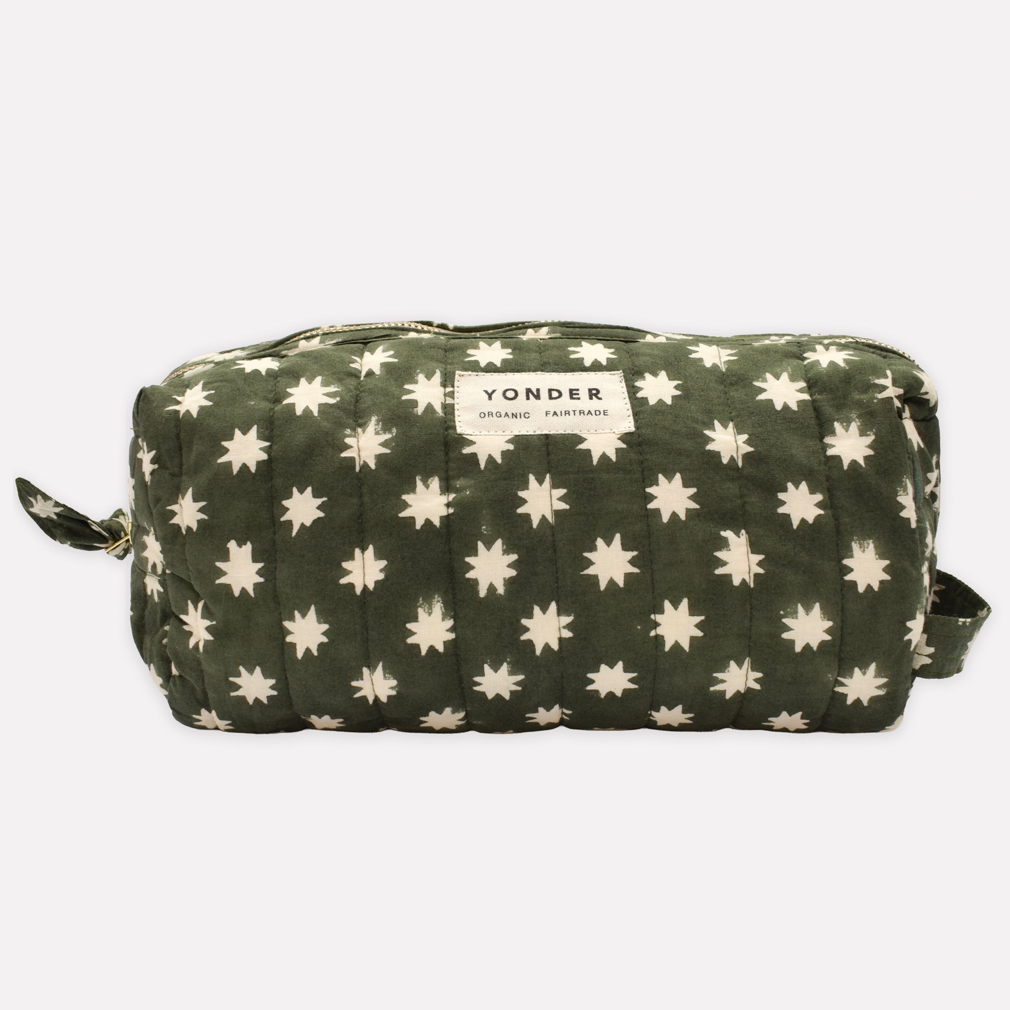 Quilted Wash Bag | Cosmic | Fern