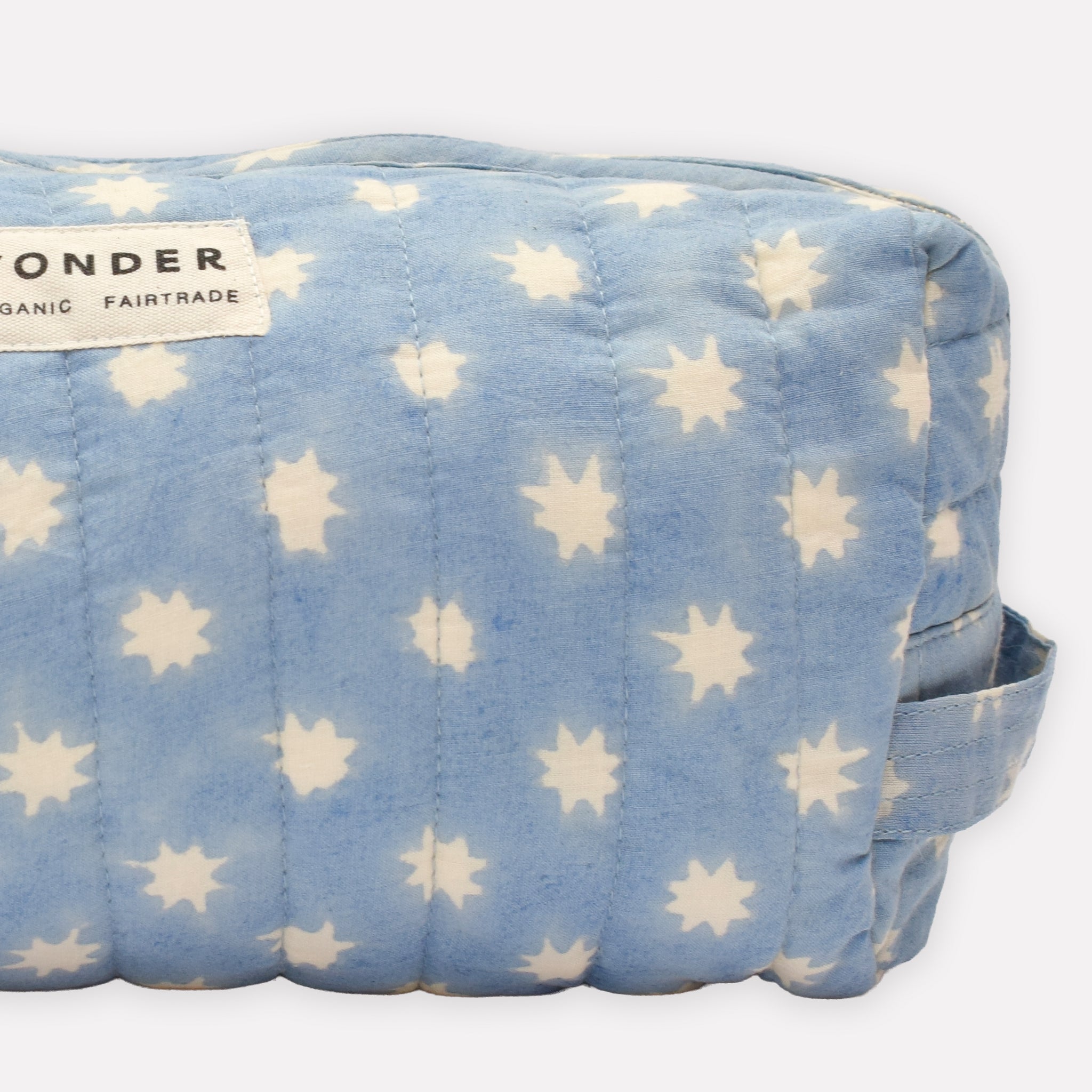 Quilted Wash Bag | Cosmic | Sky