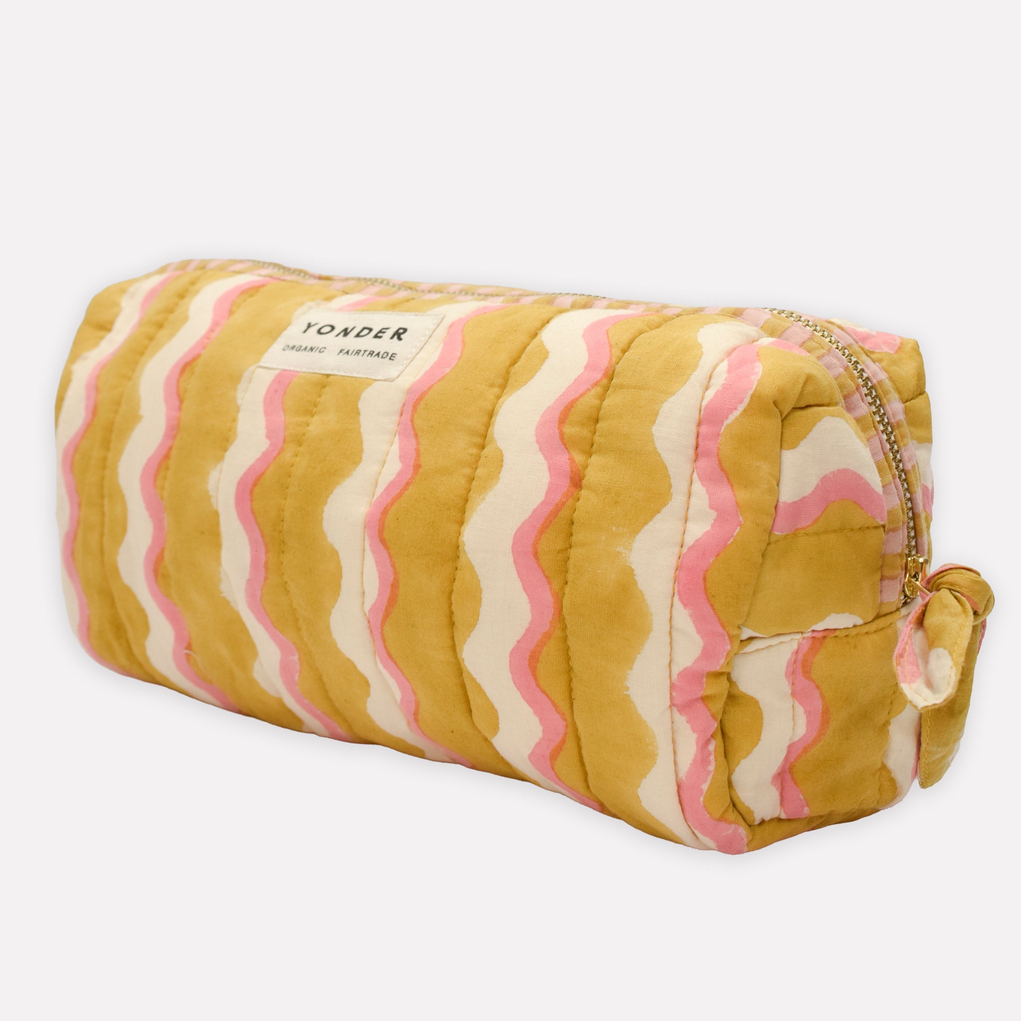 Quilted Wash Bag | Wiggle | Honey