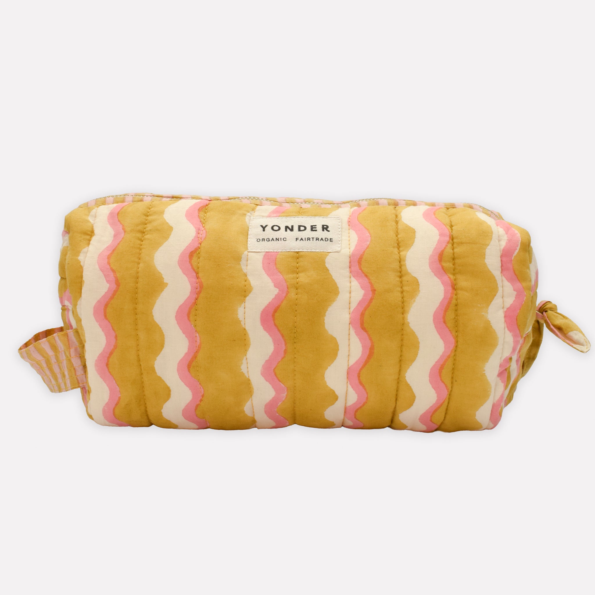 Quilted Wash Bag | Wiggle | Honey