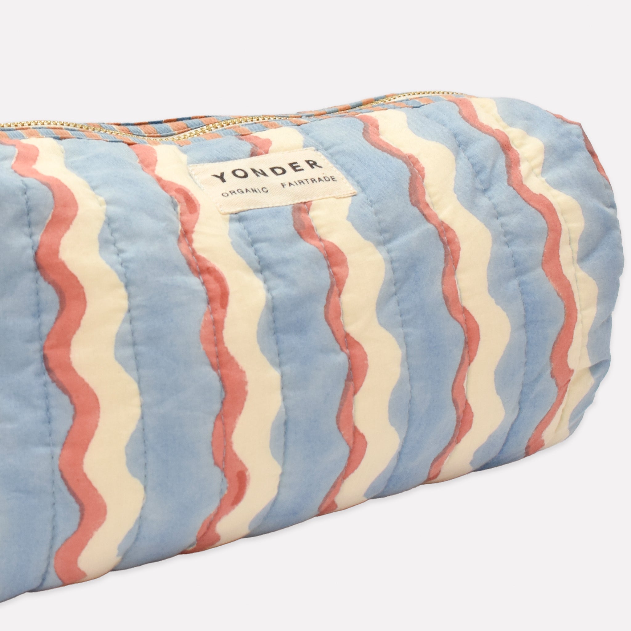 Quilted Wash Bag | Wiggle | Sky