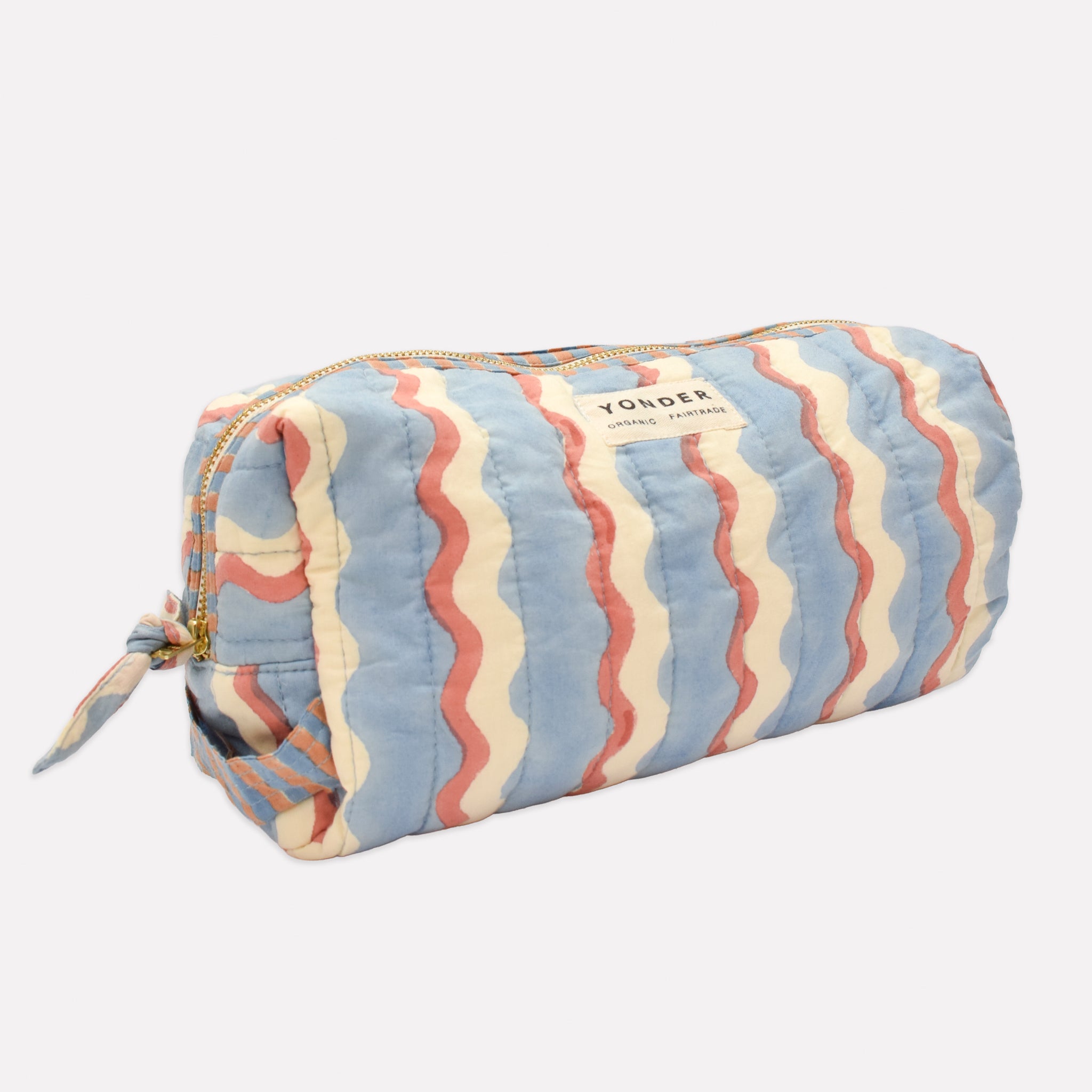 Quilted Wash Bag | Wiggle | Sky