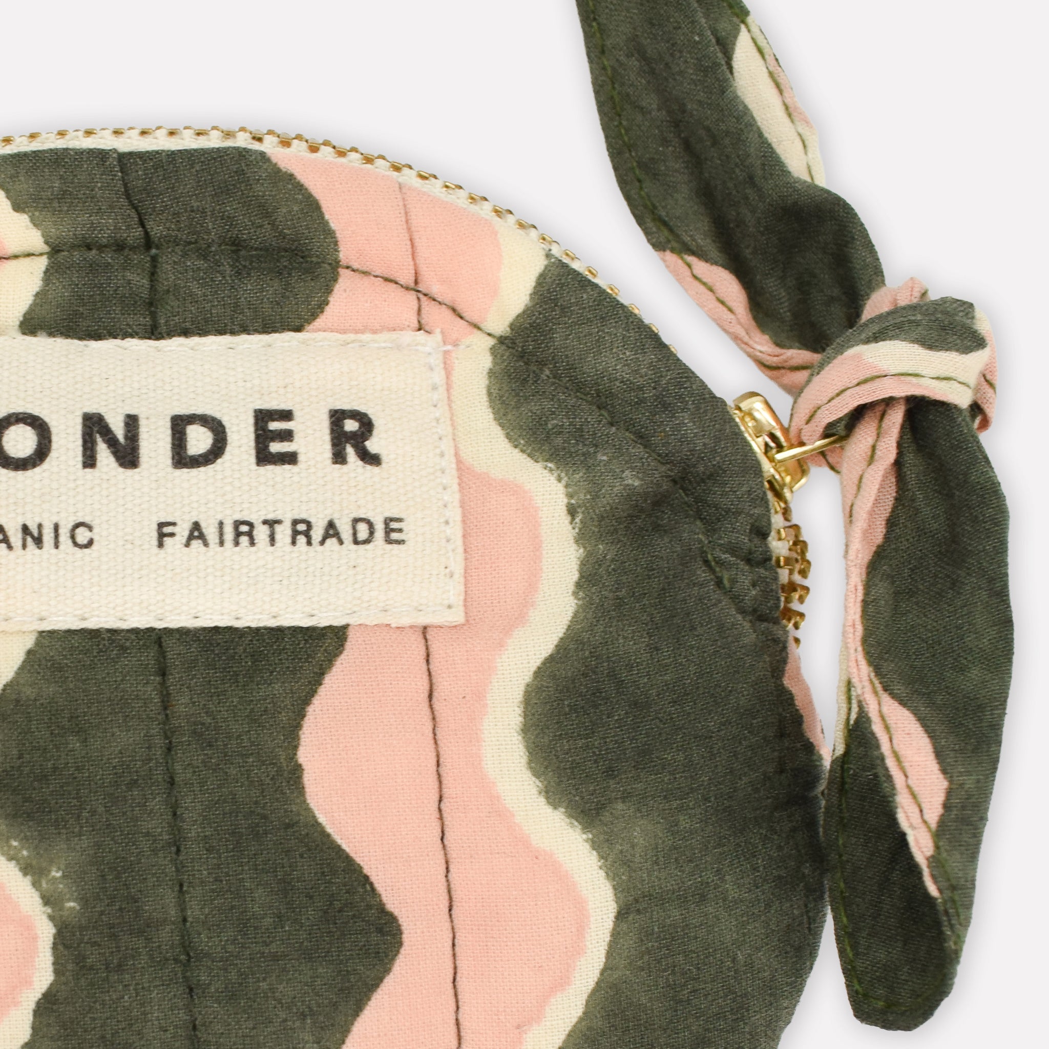 Quilted Coin Purse | Whirly | Fern