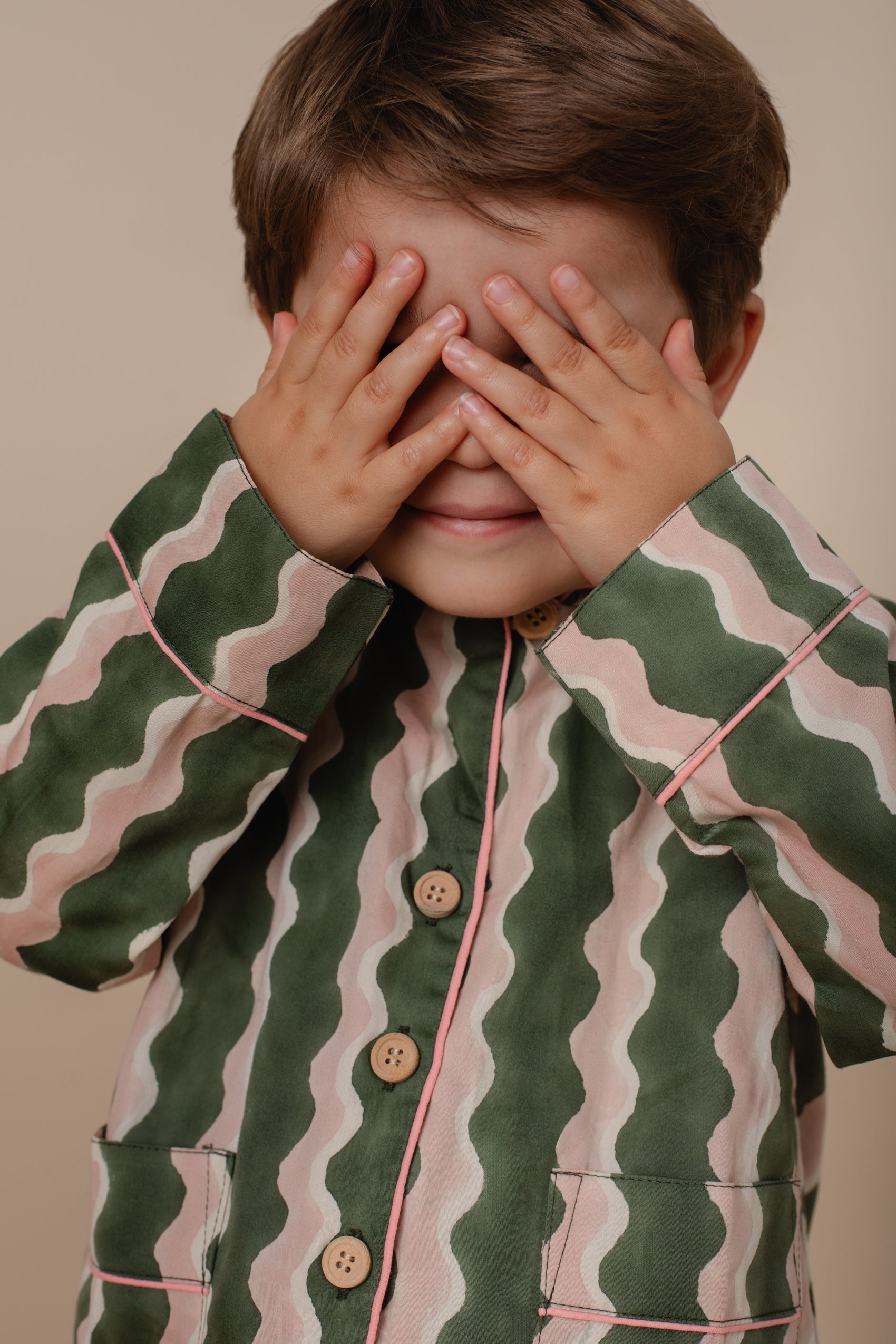 Unisex Kids' Pyjama Set | Whirly | Fern