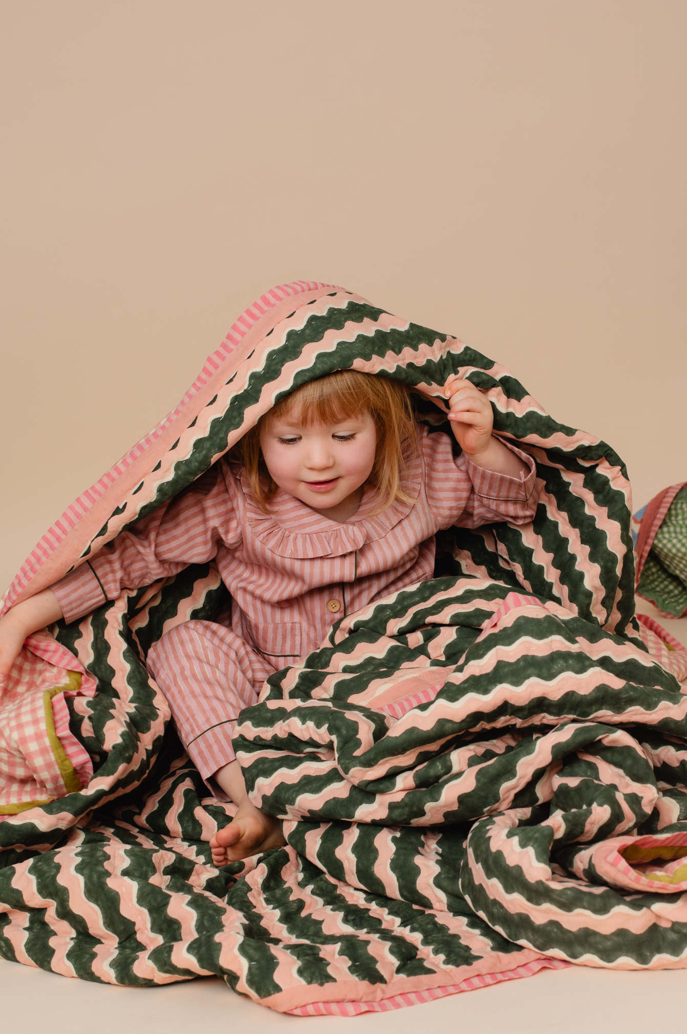 Organic Cotton Quilt | Whirly | Fern